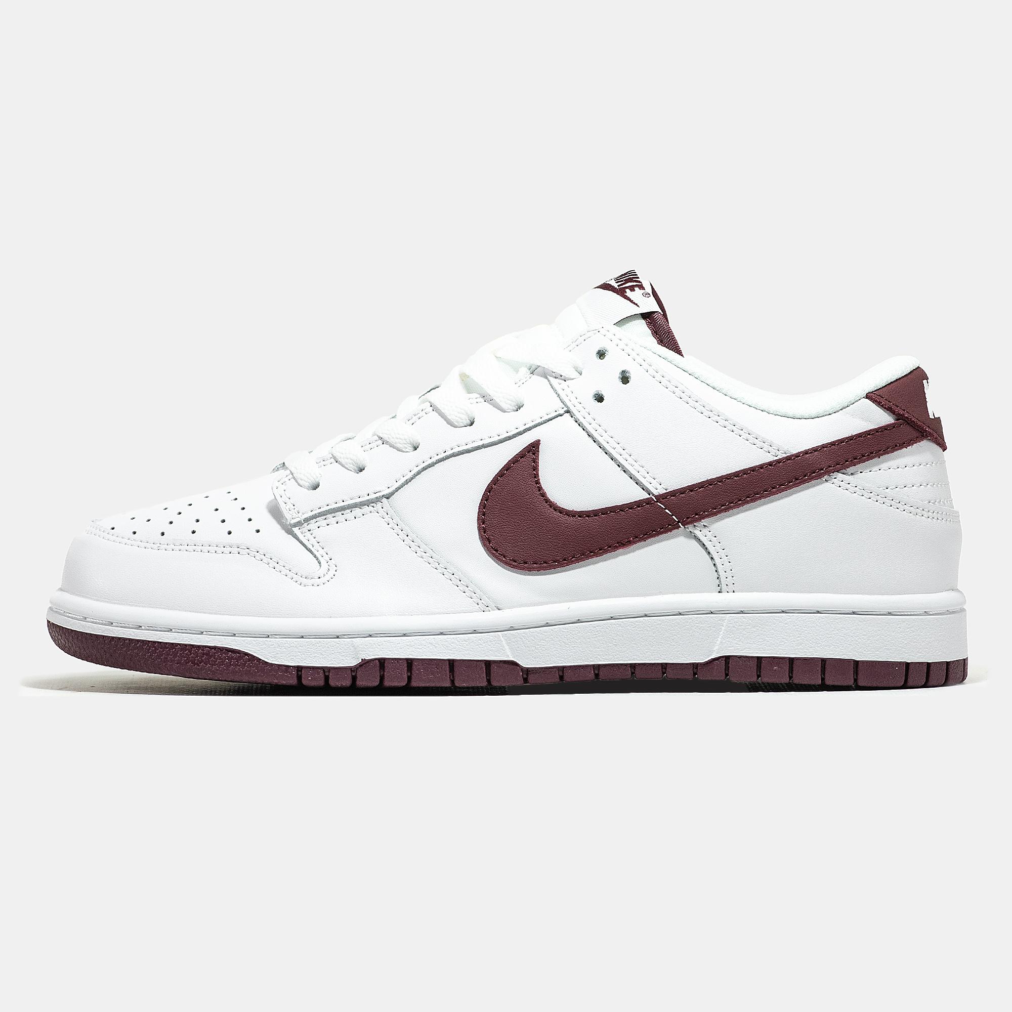 Nike Dunk Low White Team Red