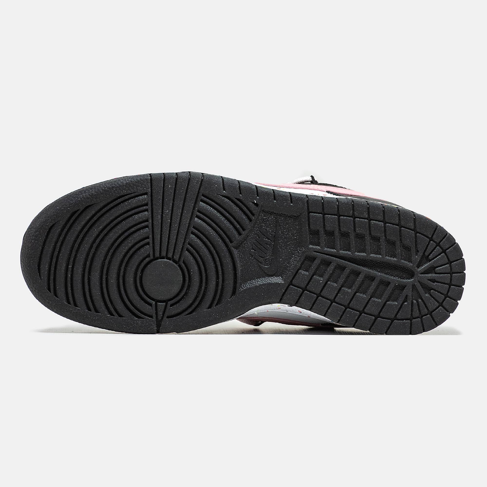Nike Dunk Low “Brushstroke Swoosh” Pink Black - изображение 7