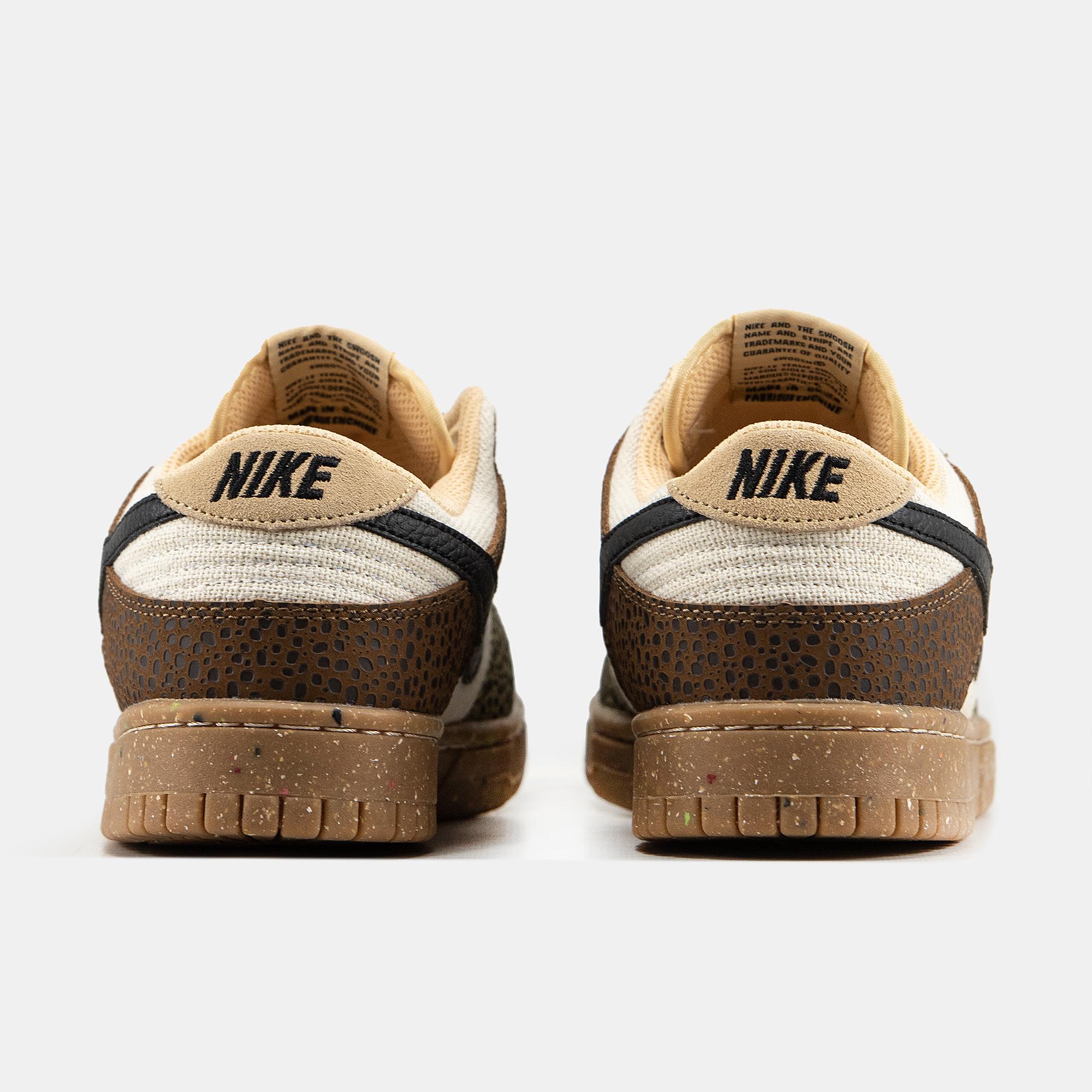 Nike Dunk Low Retro PRM Safari Brown Hemp - изображение 4
