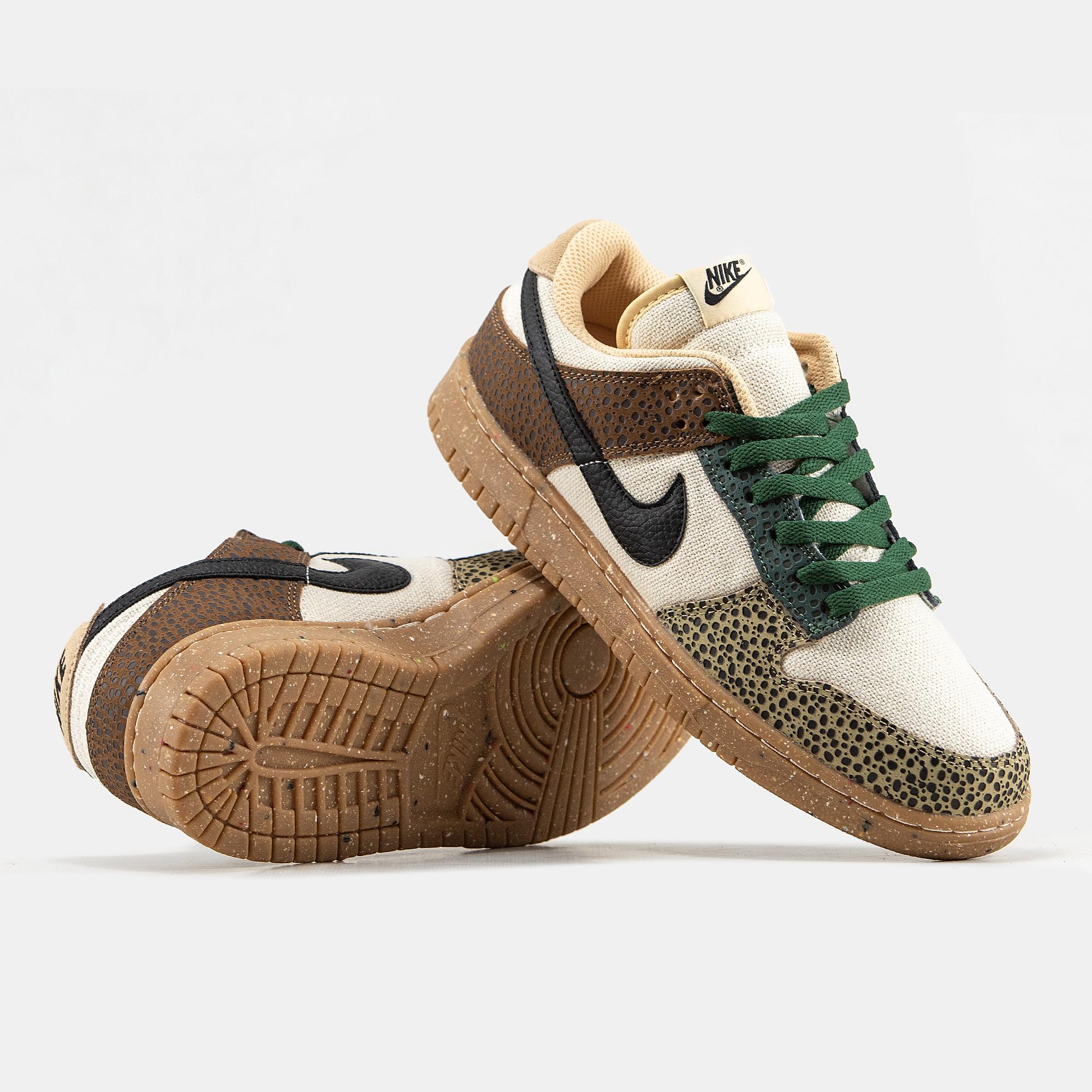 Nike Dunk Low Retro PRM Safari Brown Hemp - изображение 6