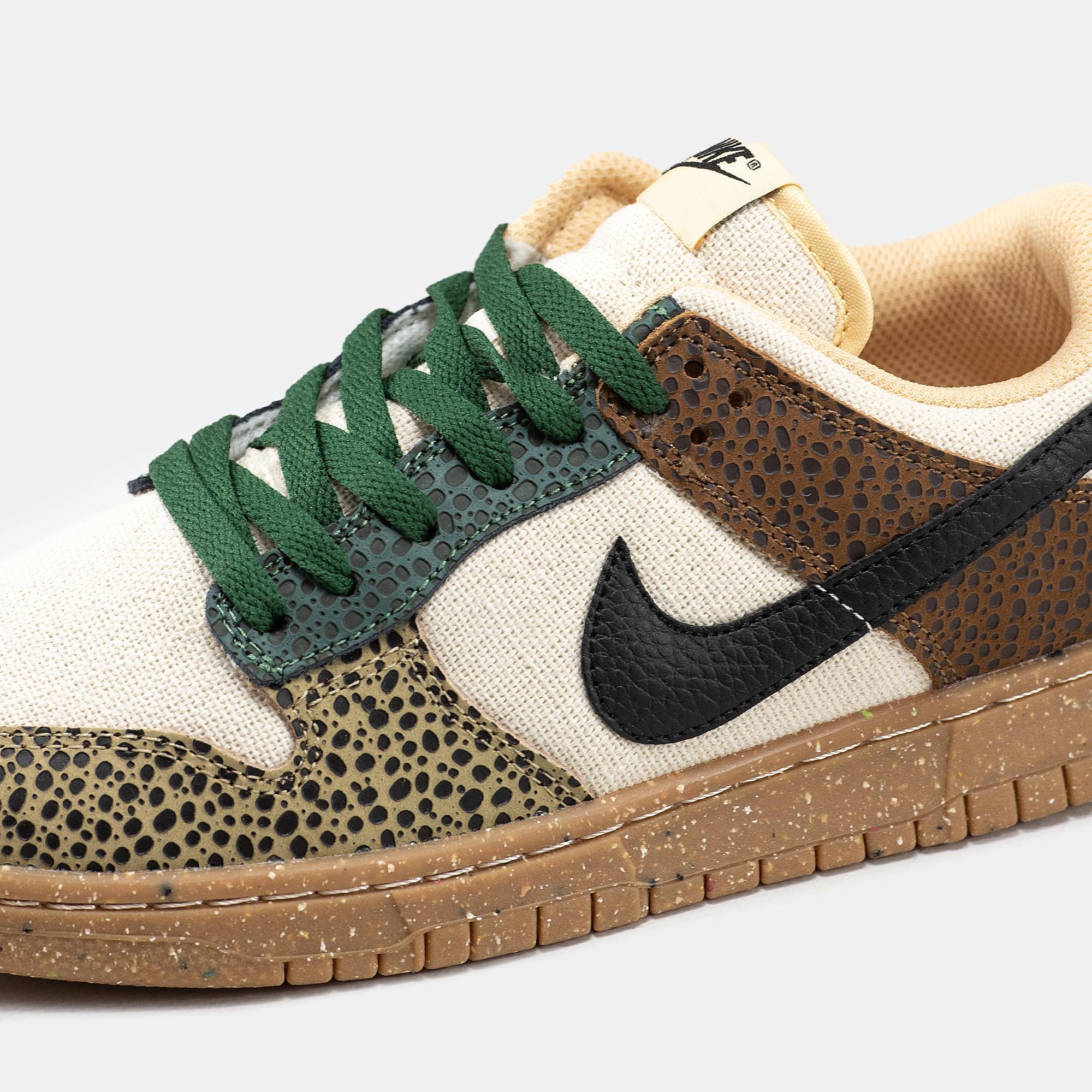 Nike Dunk Low Retro PRM Safari Brown Hemp - изображение 7