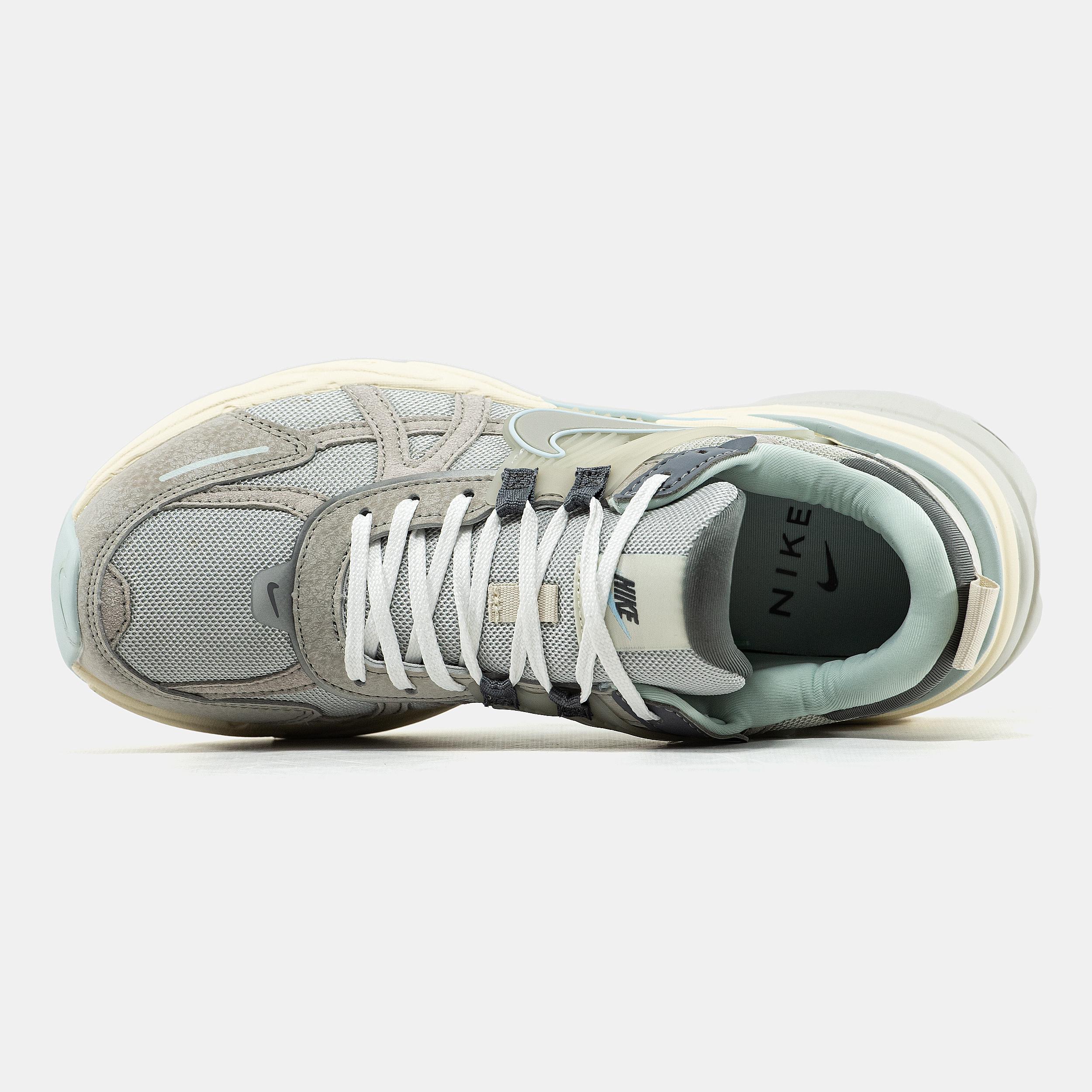 Nike V2K Runtekk Grey Mist Ivory Blue - изображение 3