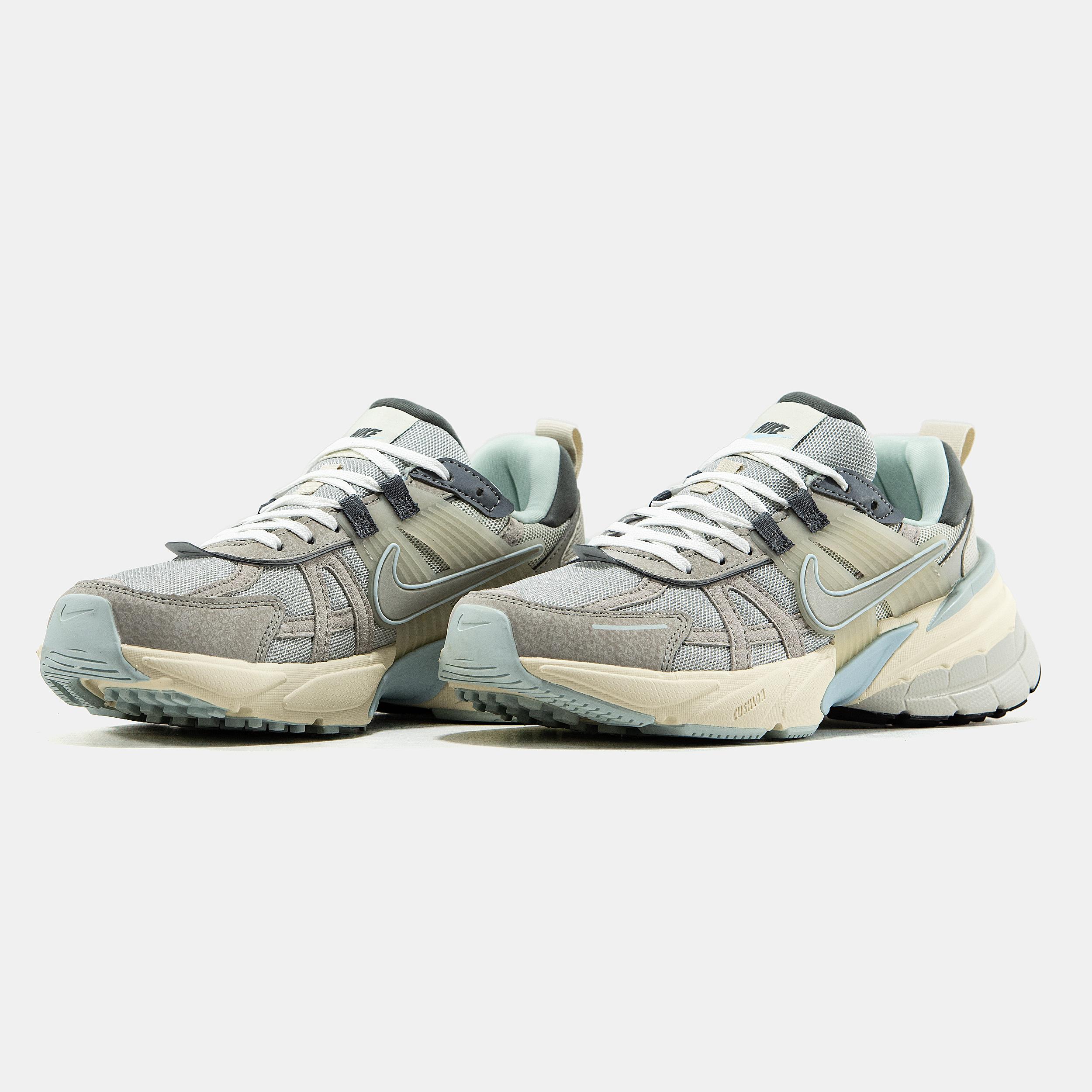 Nike V2K Runtekk Grey Mist Ivory Blue - изображение 6