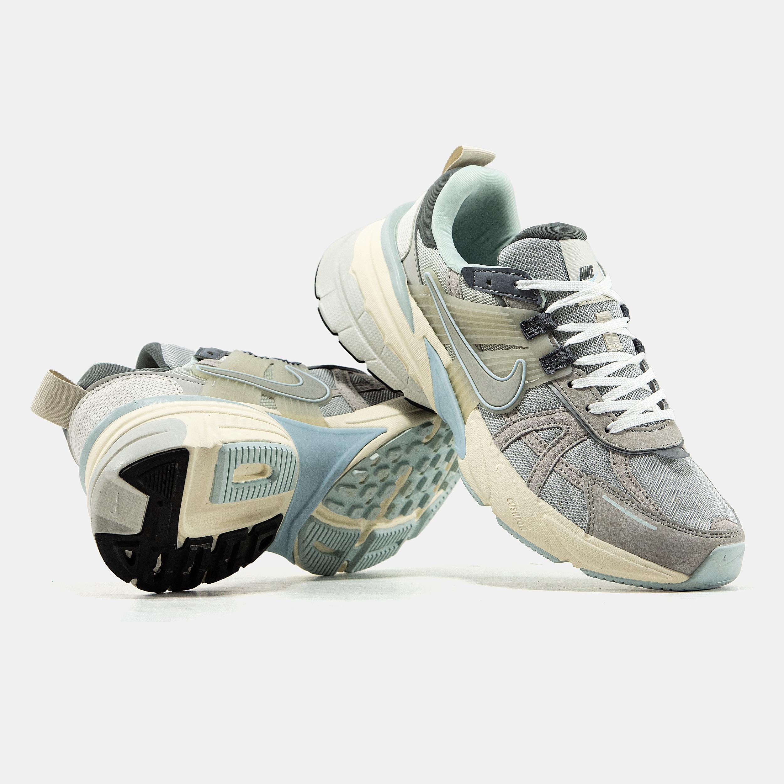 Nike V2K Runtekk Grey Mist Ivory Blue - изображение 7