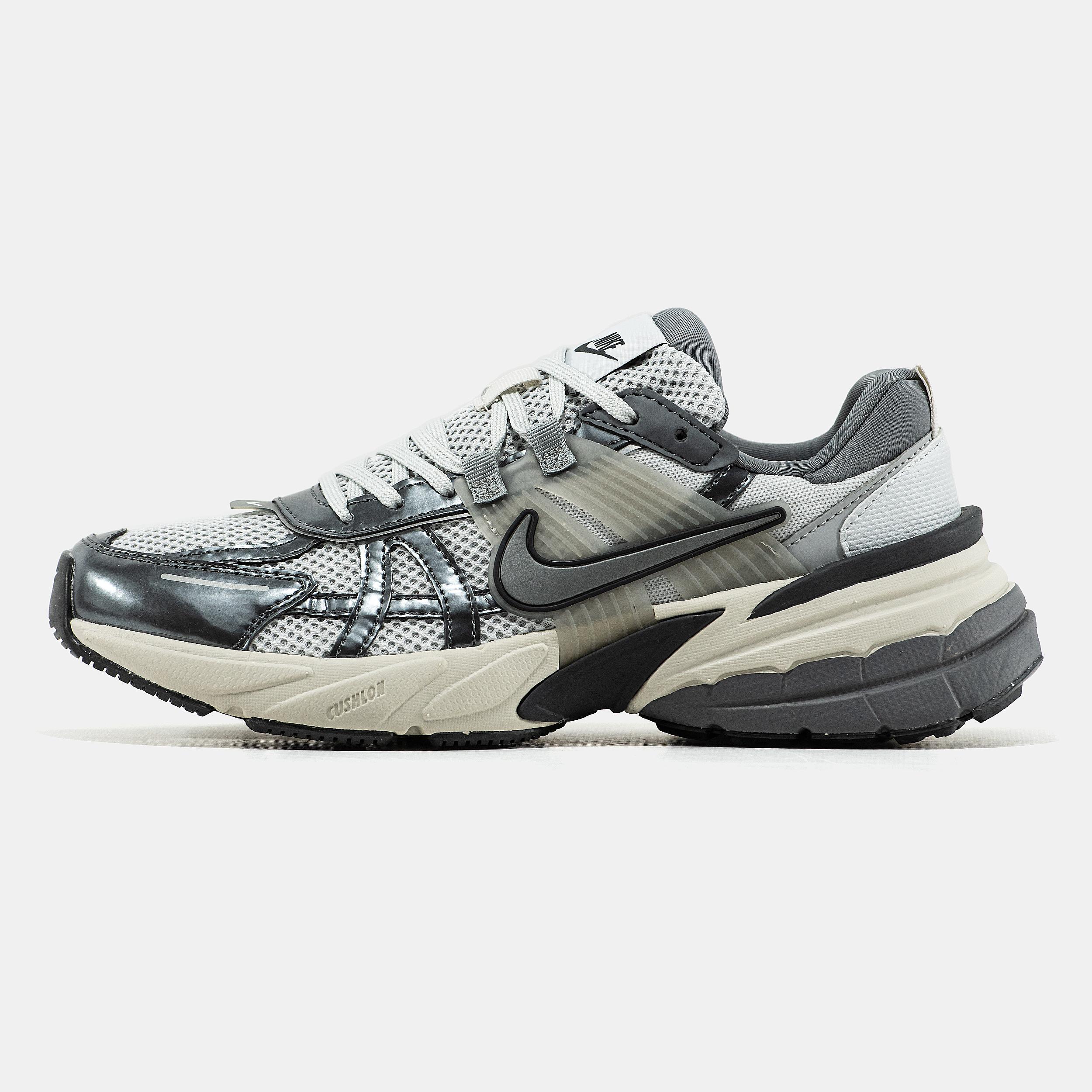 Nike V2K Runtekk Black Silver Grey