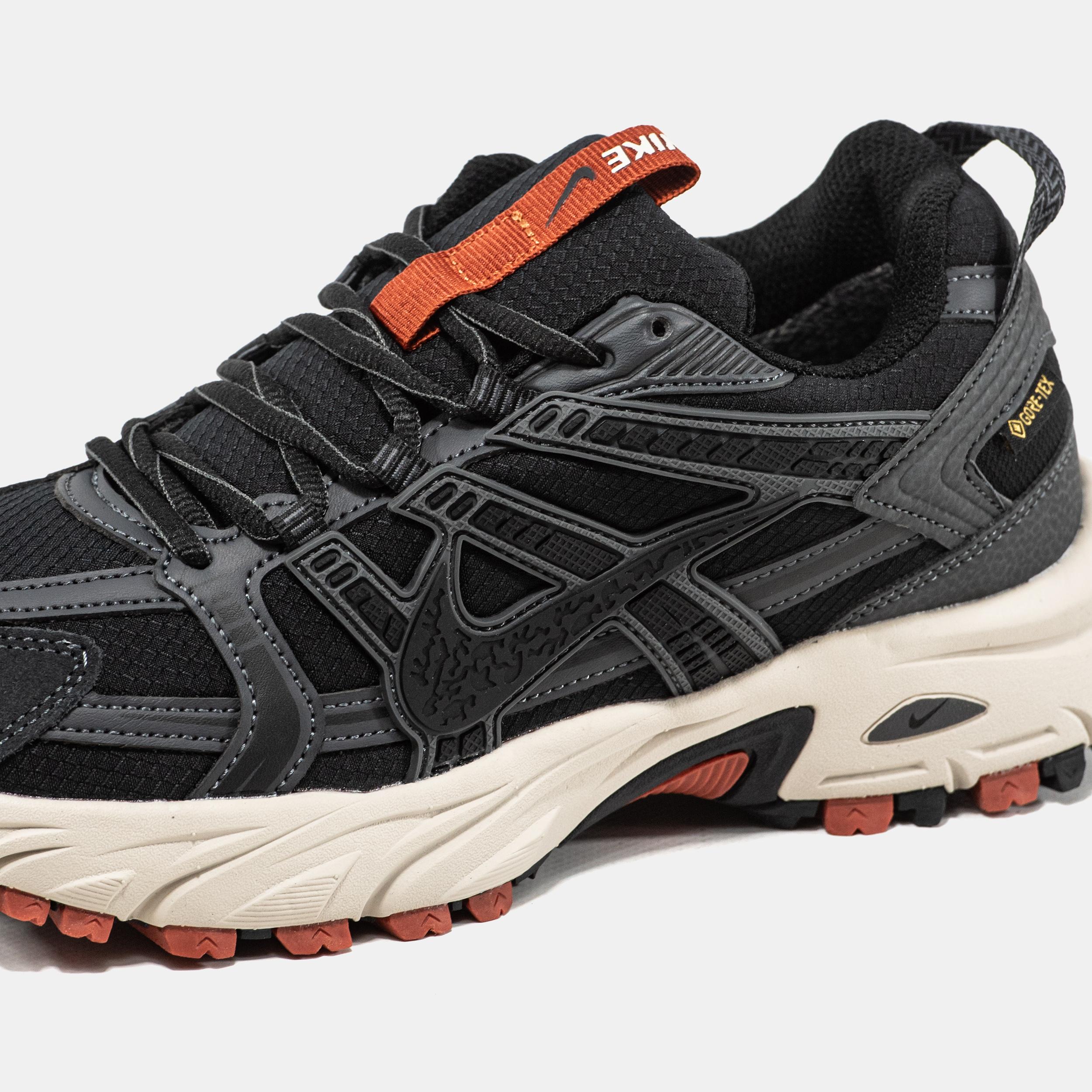 Nike V2K Run Gore-Tex Black Off White Orange - изображение 7