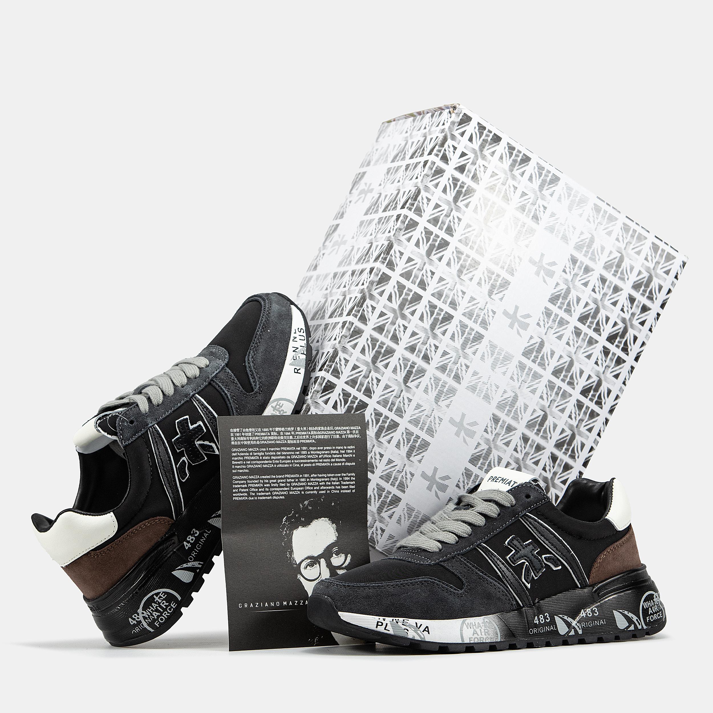 Premiata Lander Black Brown White - изображение 3