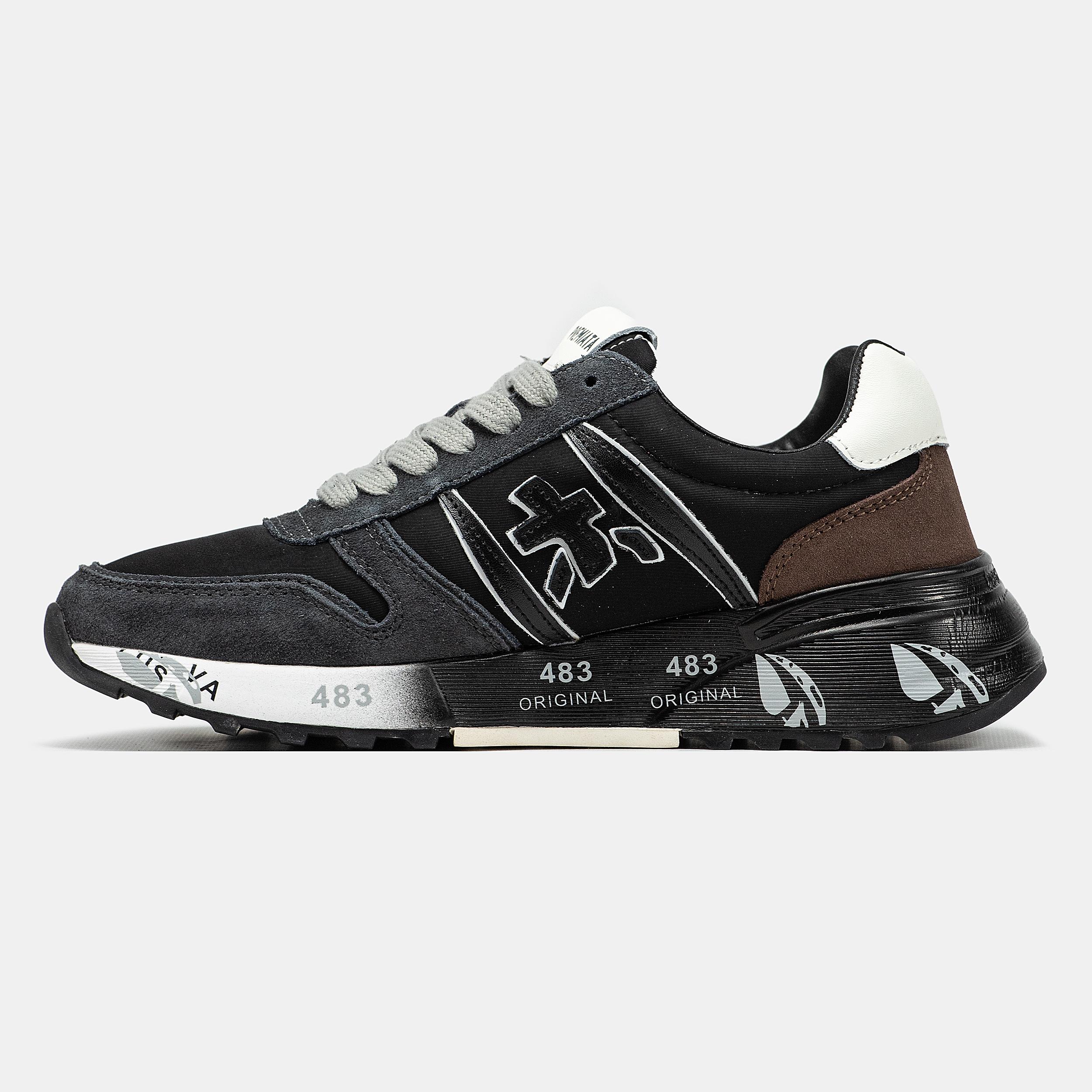 Premiata Lander Black Brown White - изображение 4