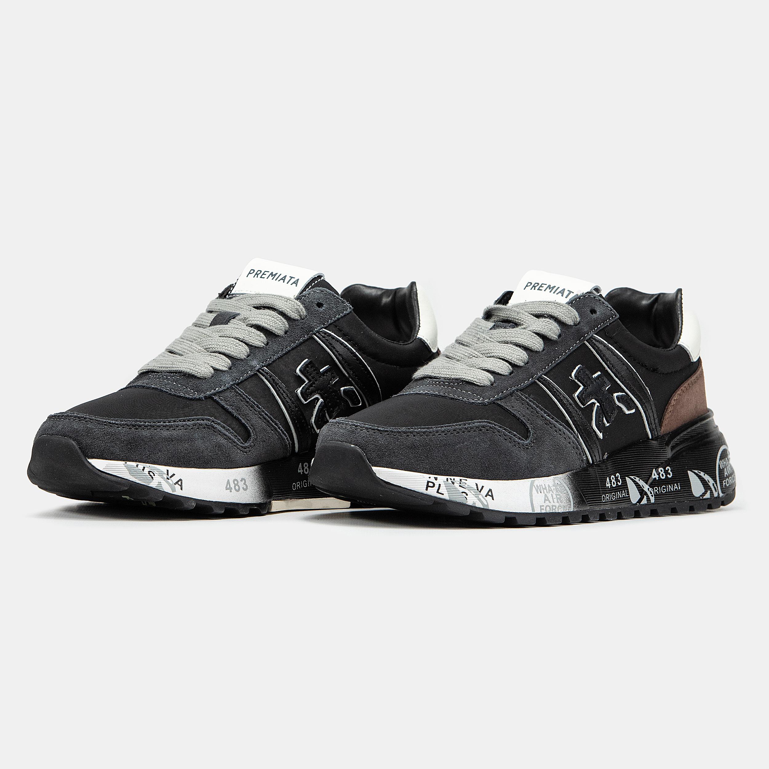 Premiata Lander Black Brown White - изображение 7