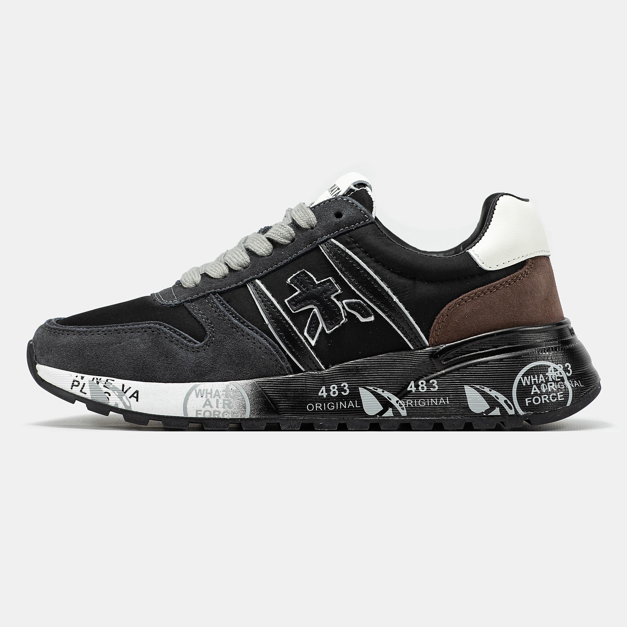 Premiata Lander Black Brown White