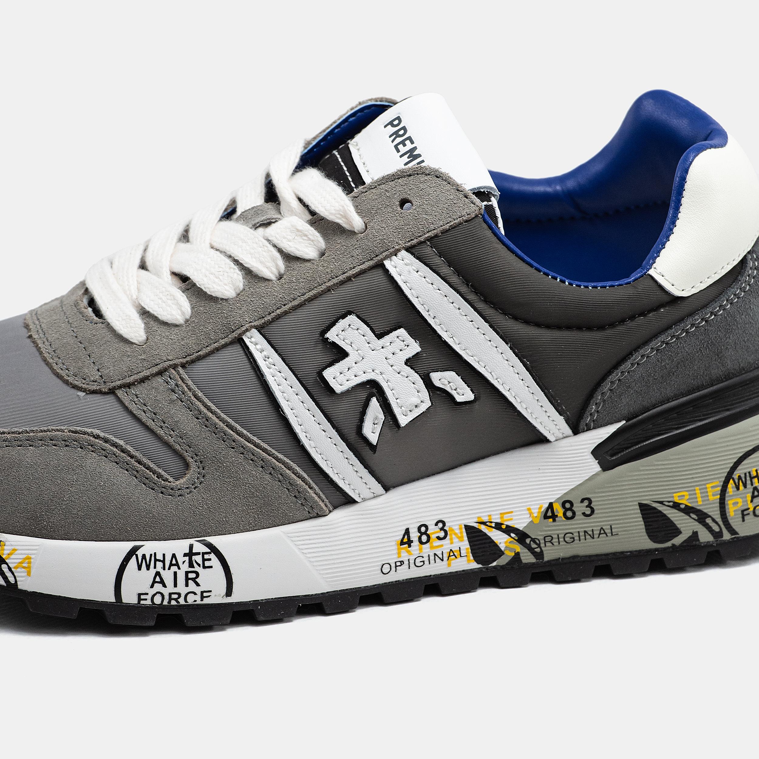 Premiata Lander Grey White Blue - изображение 9
