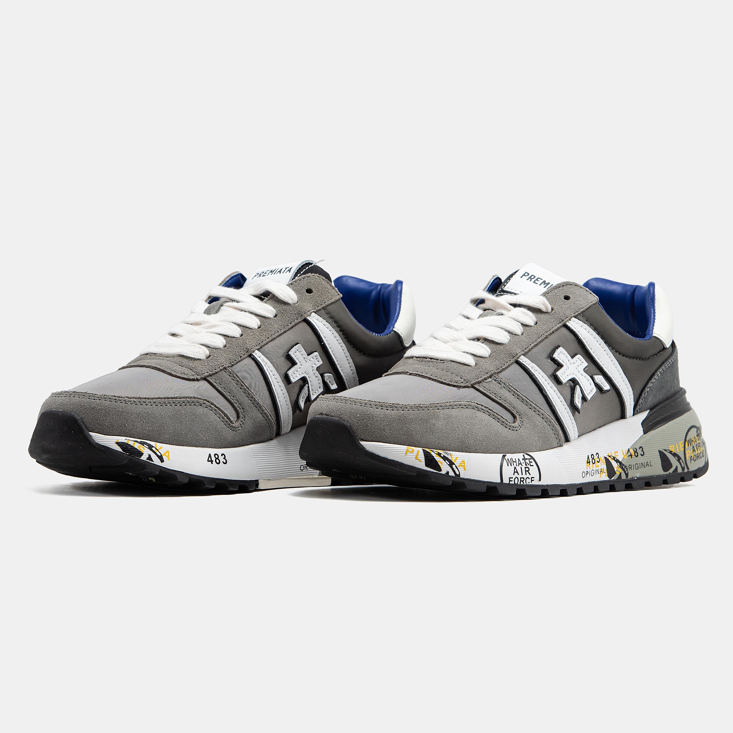 Premiata Lander Grey White Blue - изображение 6