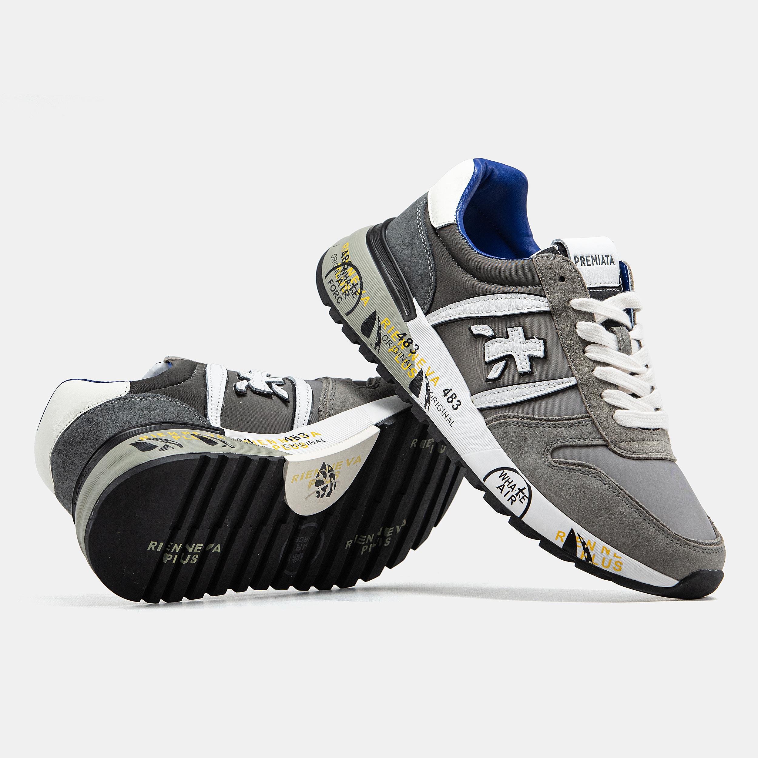 Premiata Lander Grey White Blue - изображение 8
