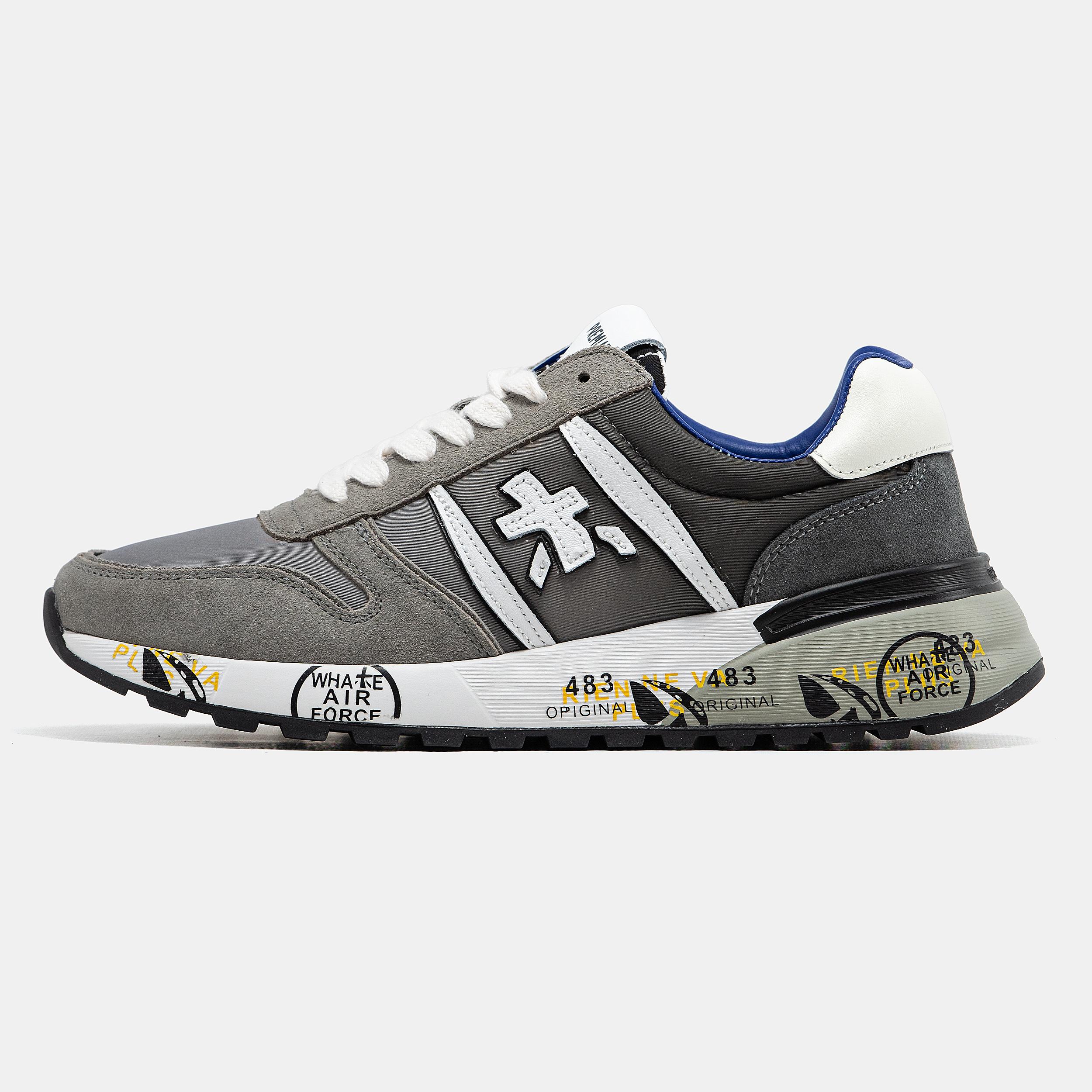 Premiata Lander Grey White Blue