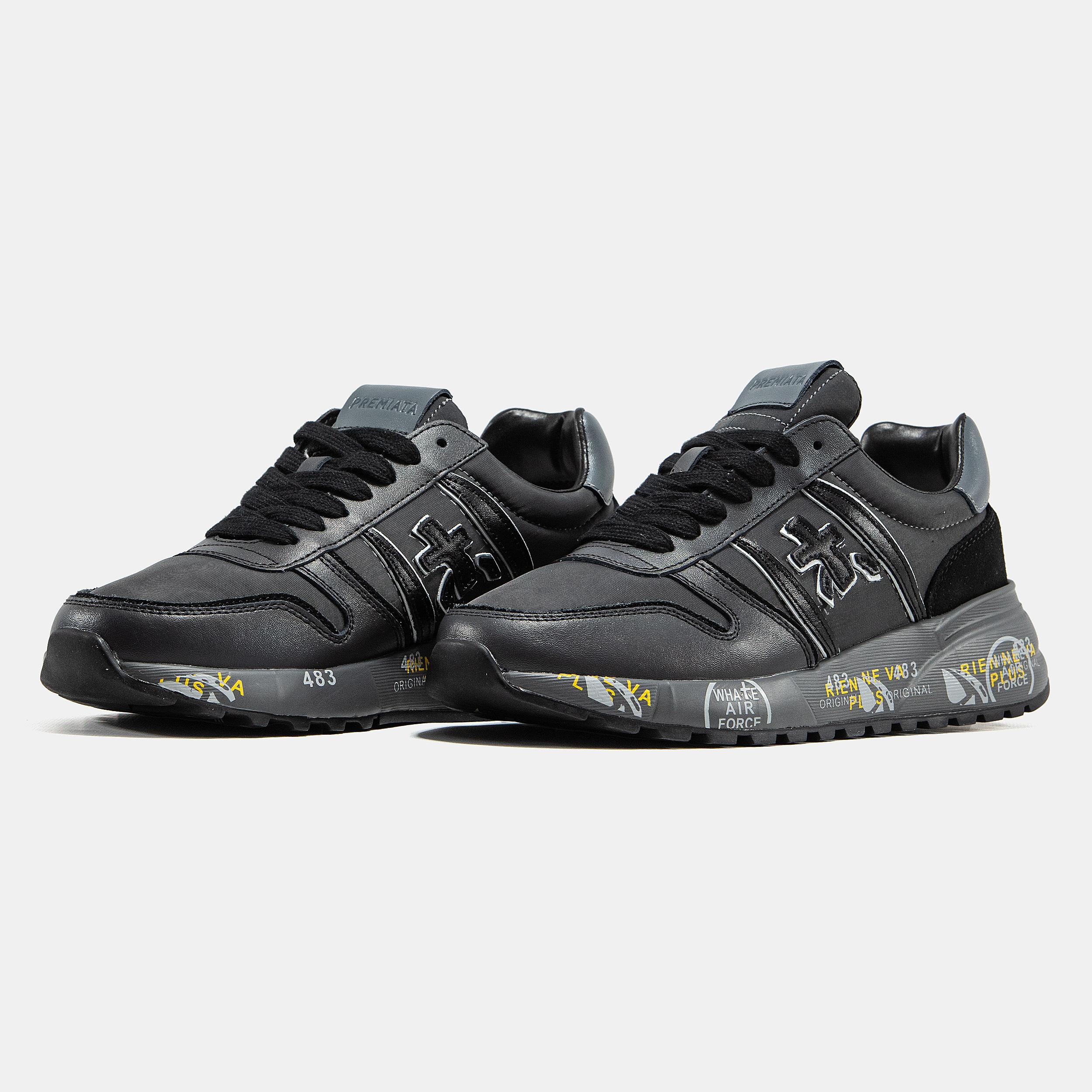 Premiata Lander All Black Grey - изображение 6