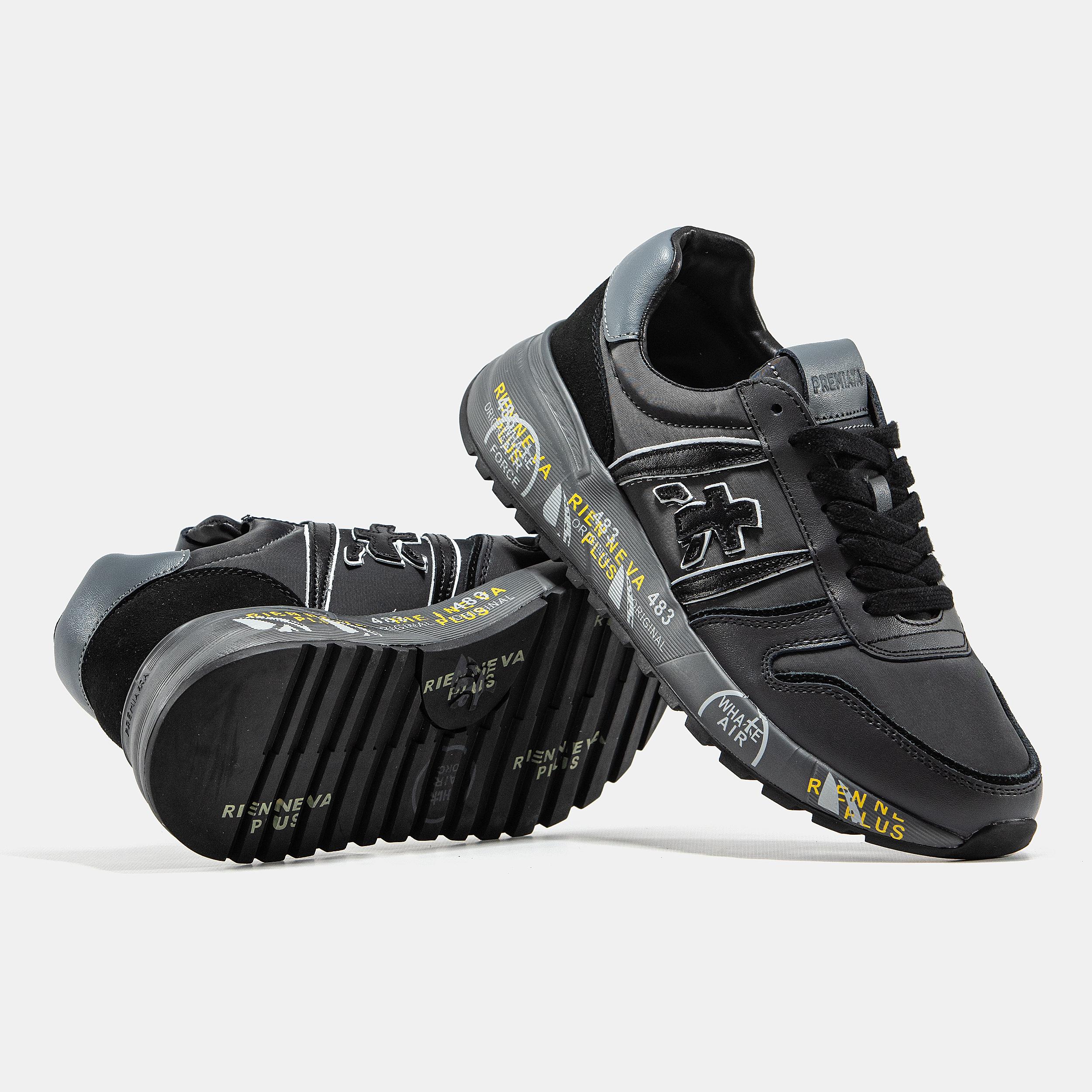 Premiata Lander All Black Grey - изображение 7