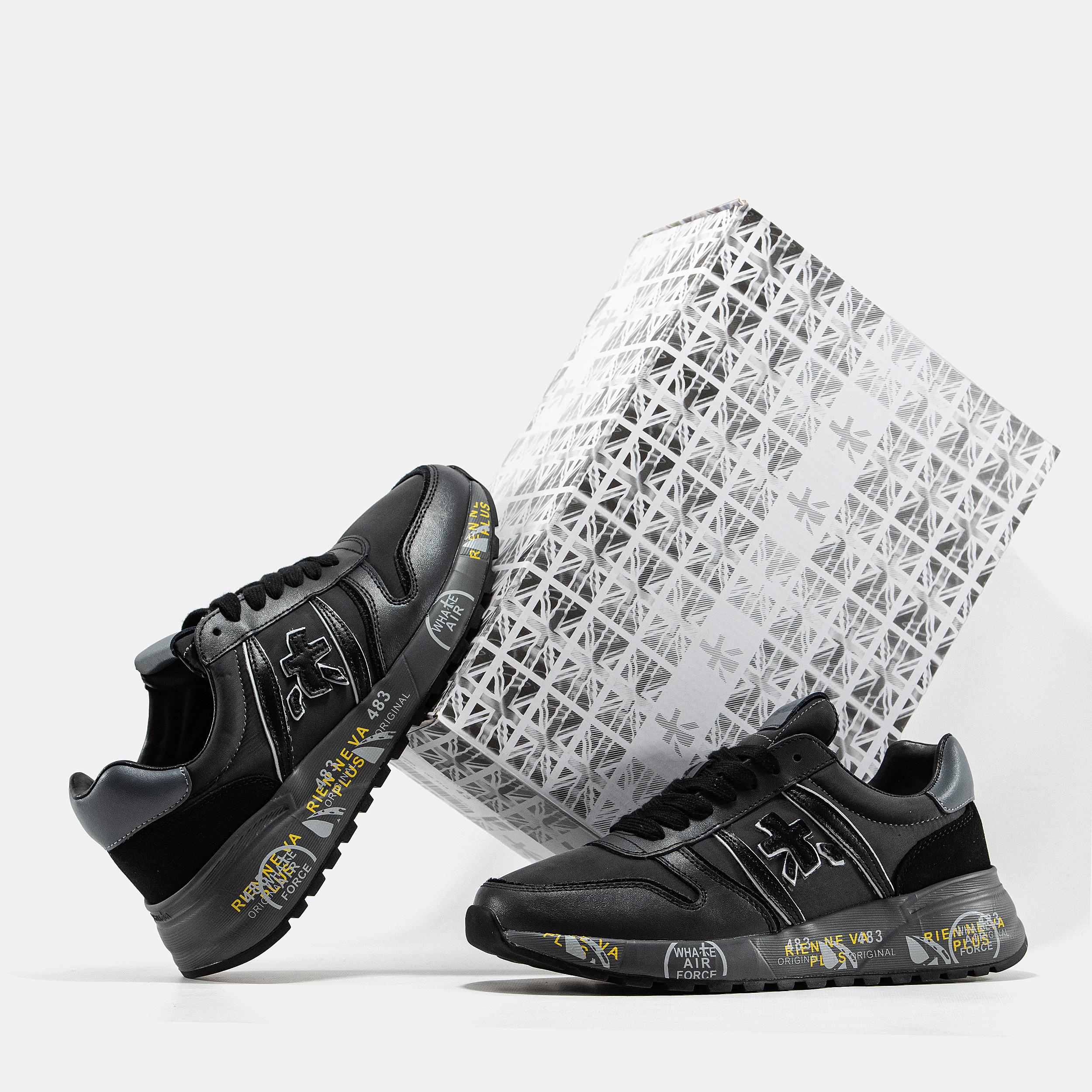 Premiata Lander All Black Grey - изображение 8