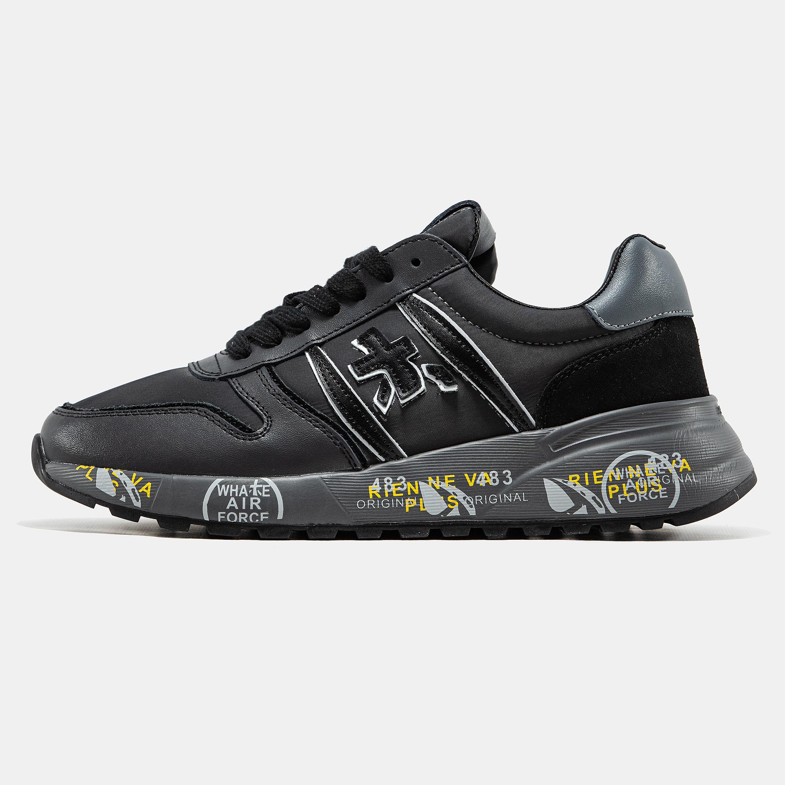 Premiata Lander All Black Grey