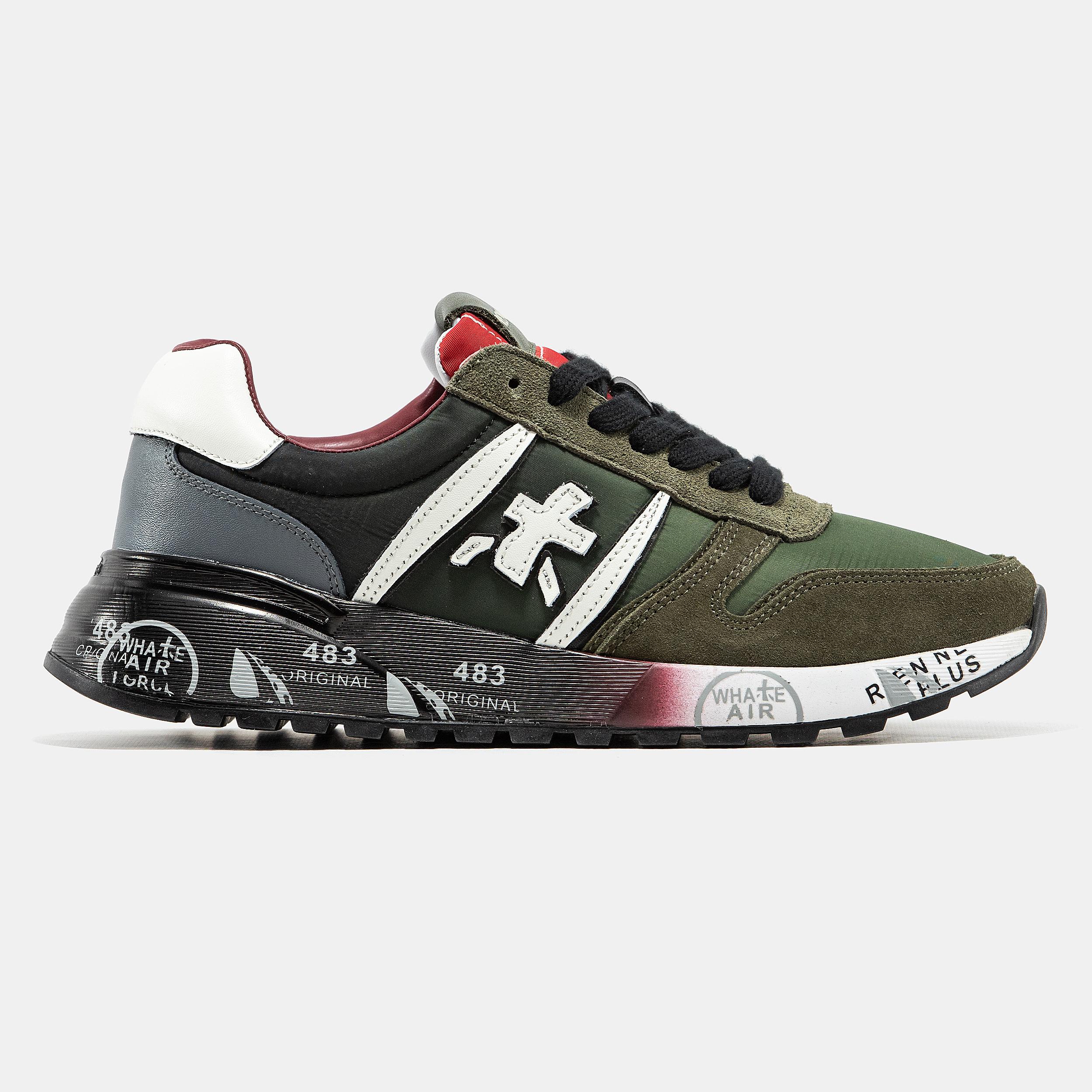 Premiata Lander Military Green Black White - изображение 3