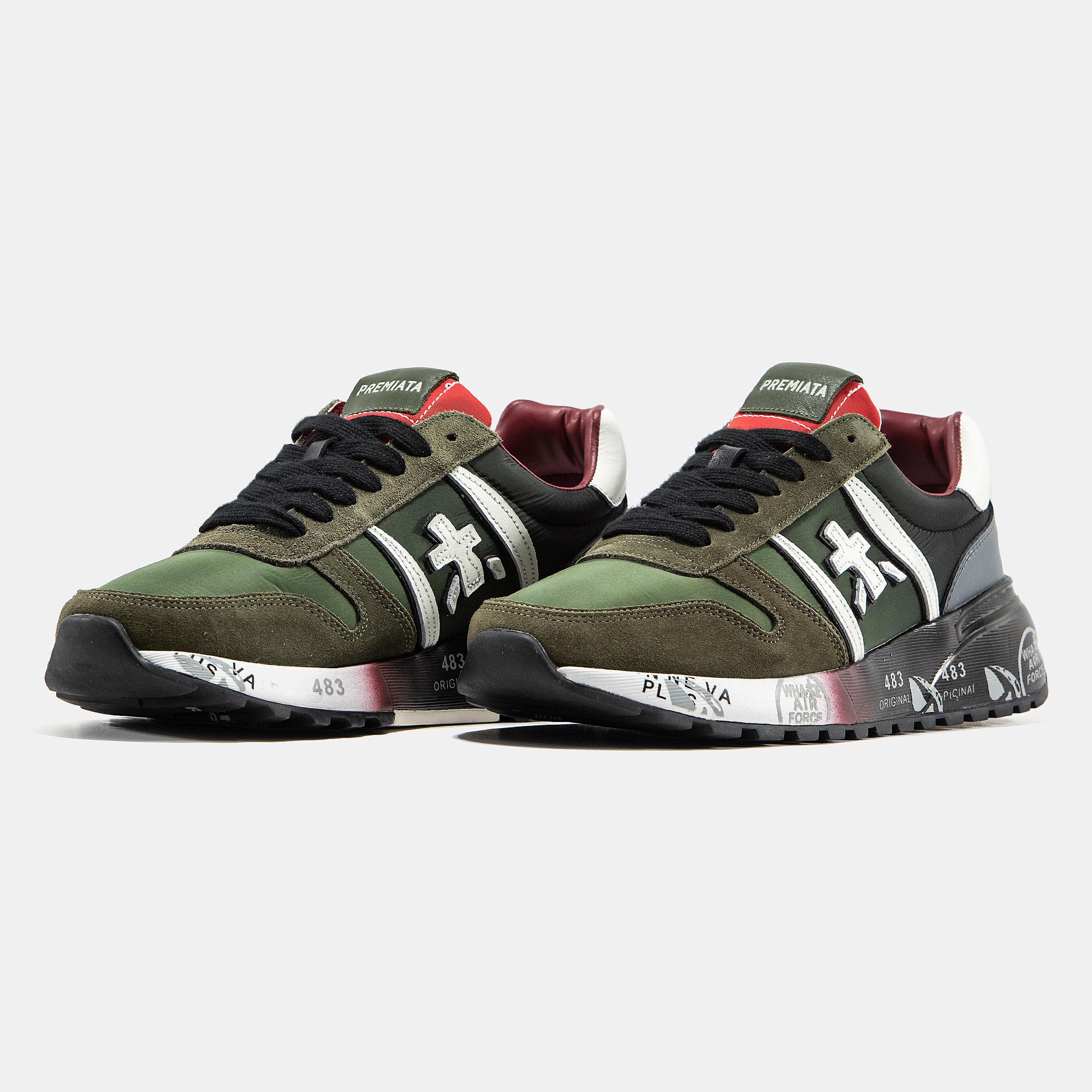 Premiata Lander Military Green Black White - изображение 4