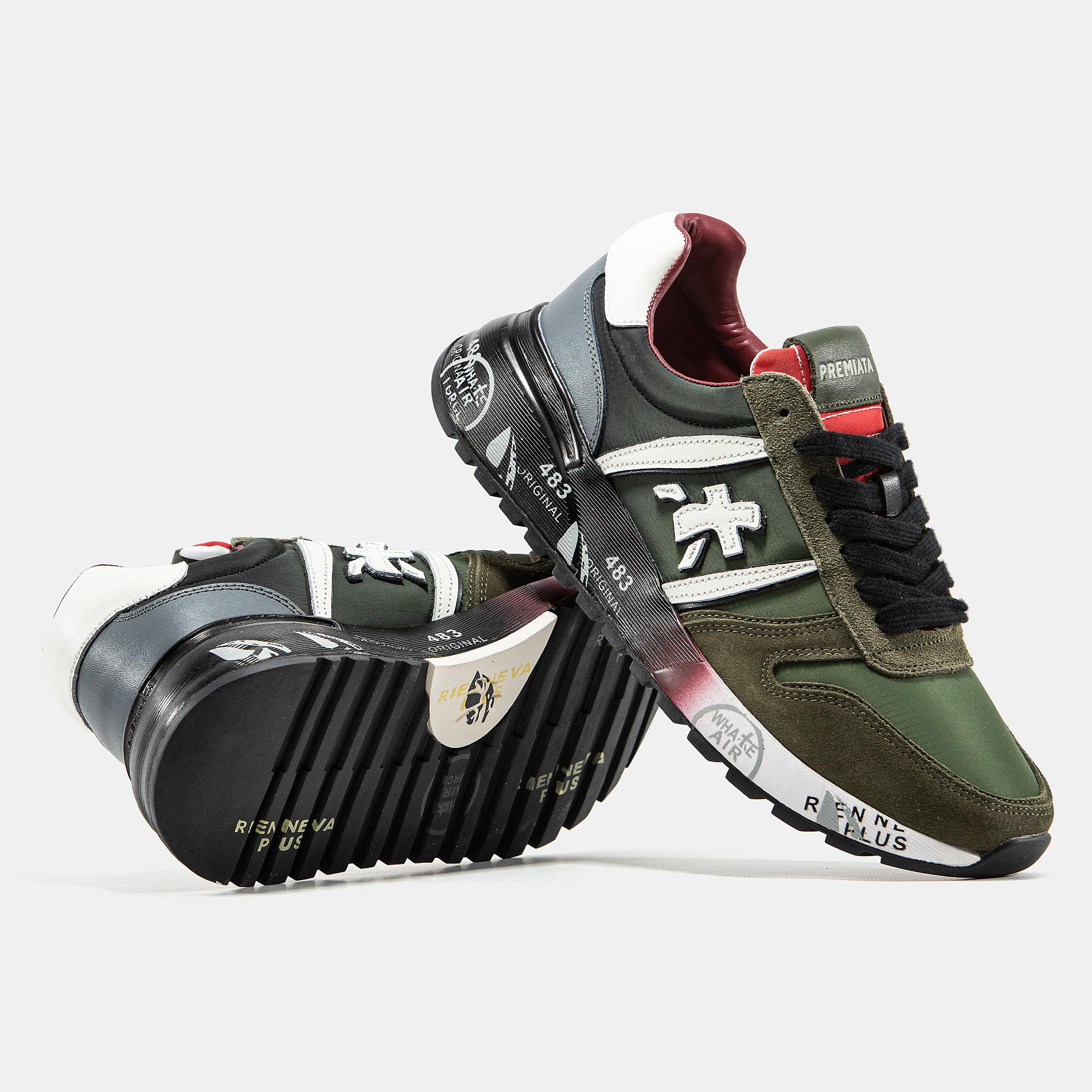 Premiata Lander Military Green Black White - изображение 5