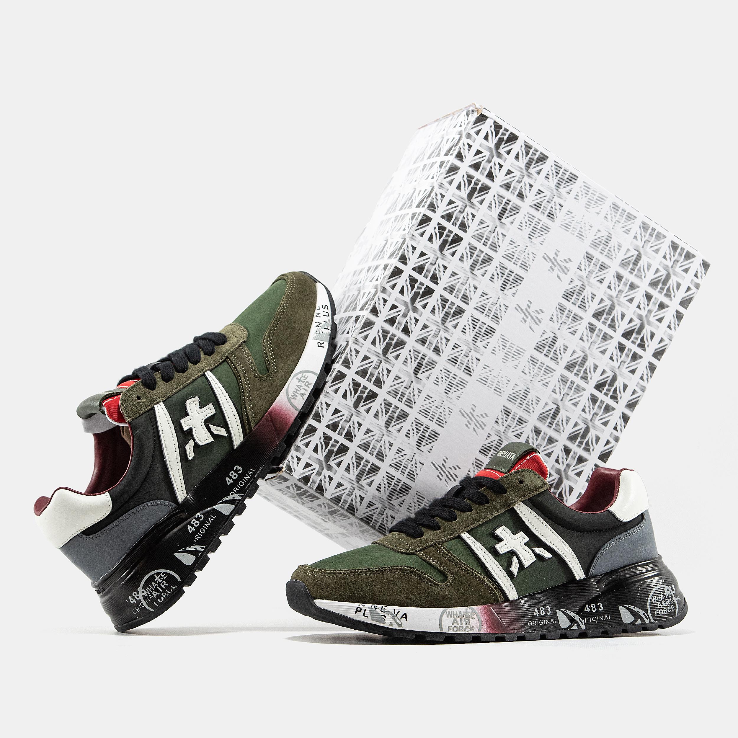 Premiata Lander Military Green Black White - изображение 7
