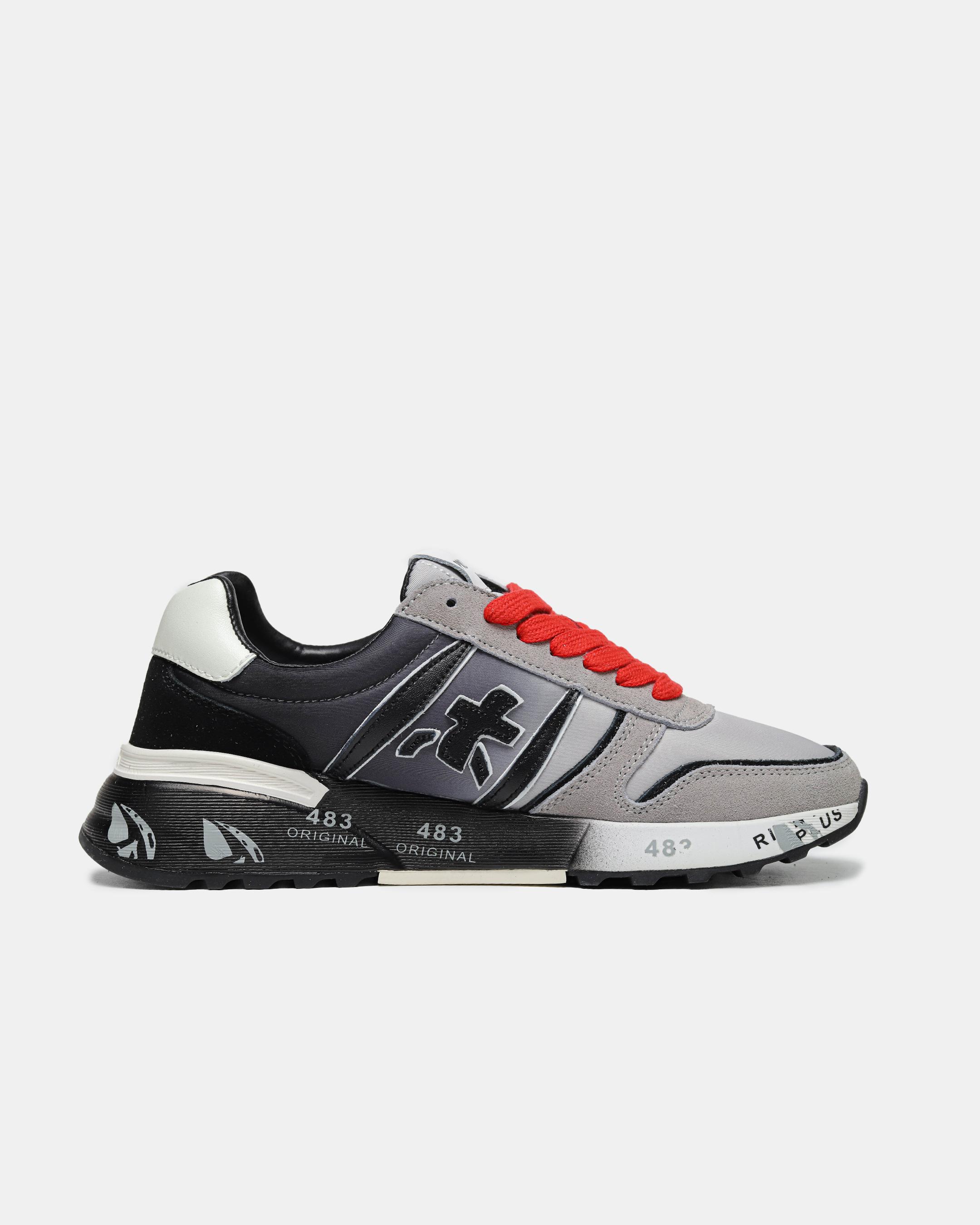 Premiata Lander Grey Black Red - изображение 1