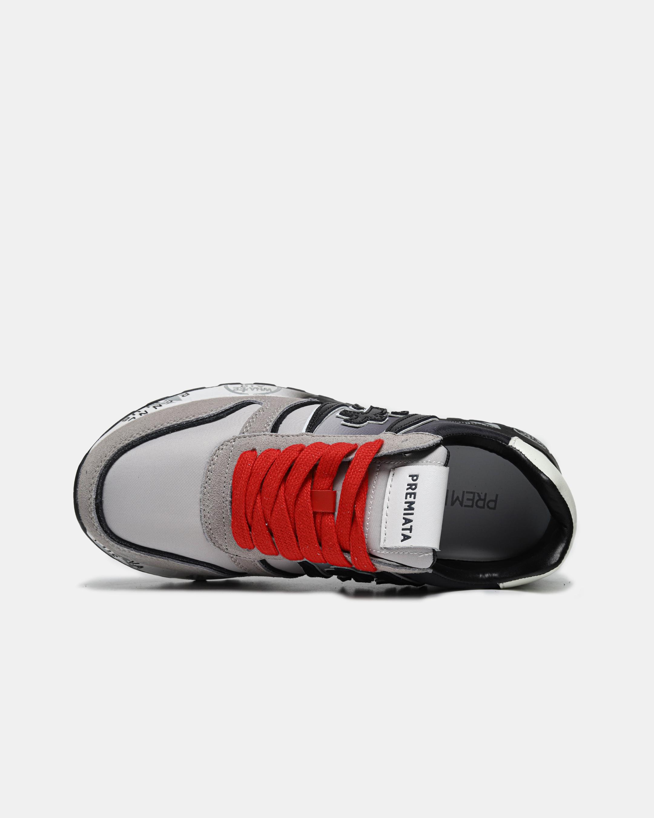 Premiata Lander Grey Black Red - изображение 3
