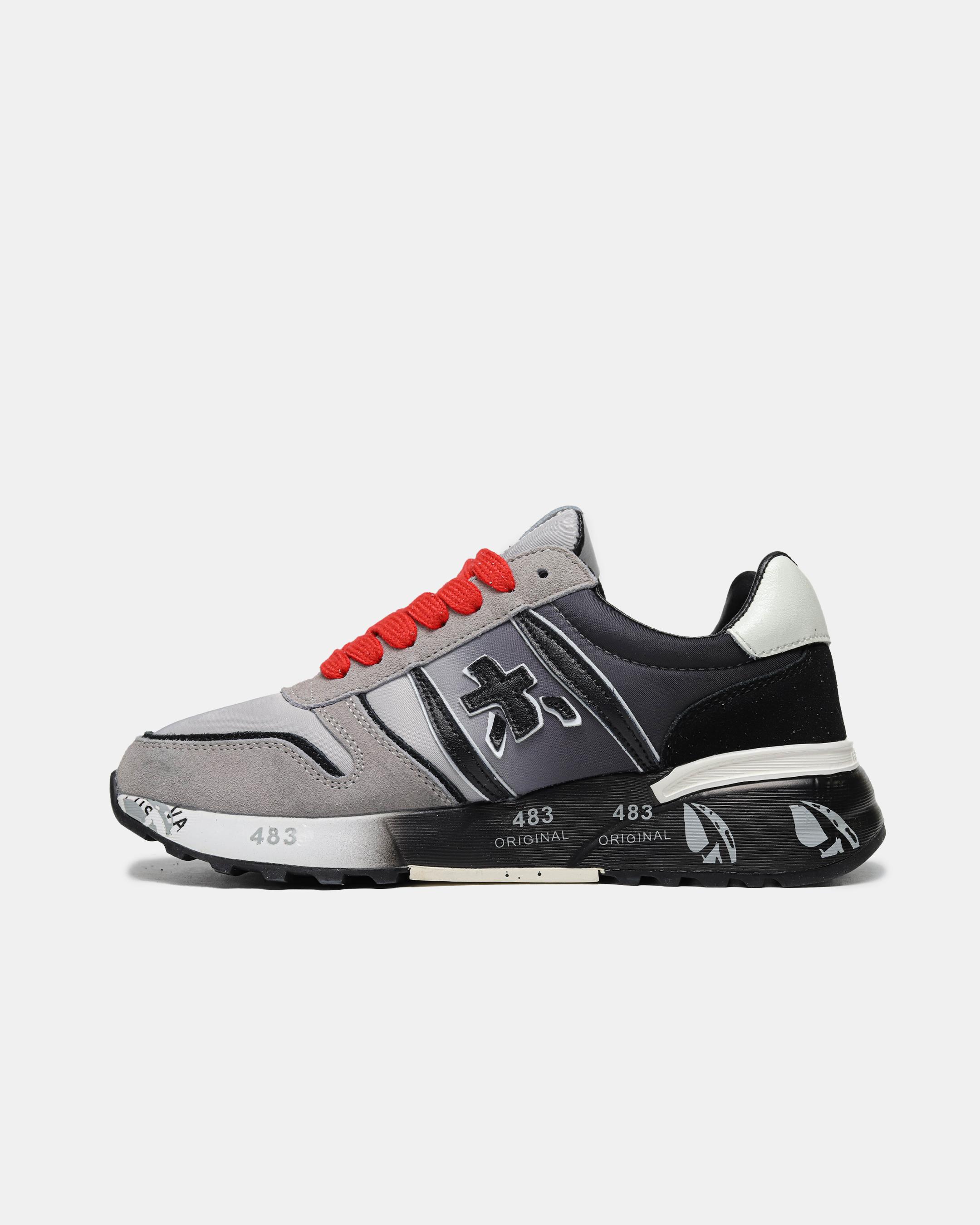 Premiata Lander Grey Black Red - изображение 4