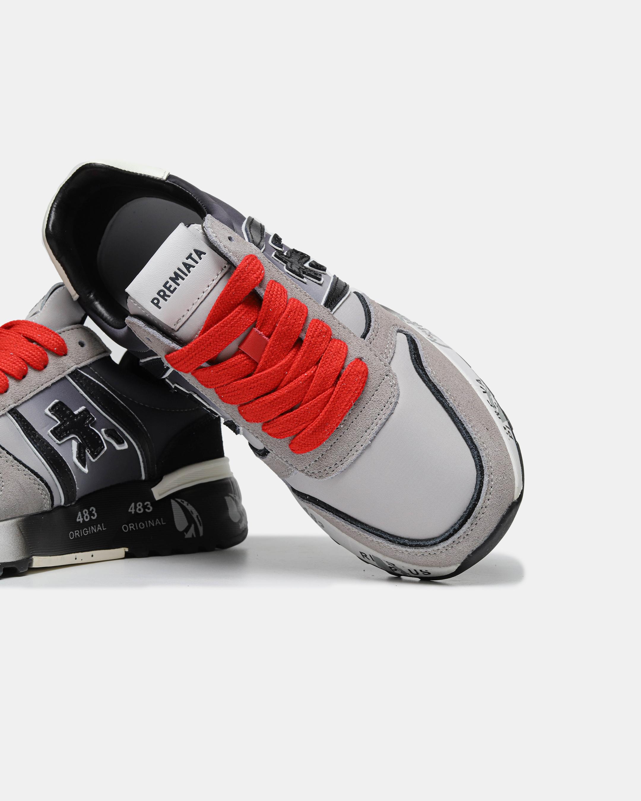 Premiata Lander Grey Black Red - изображение 6