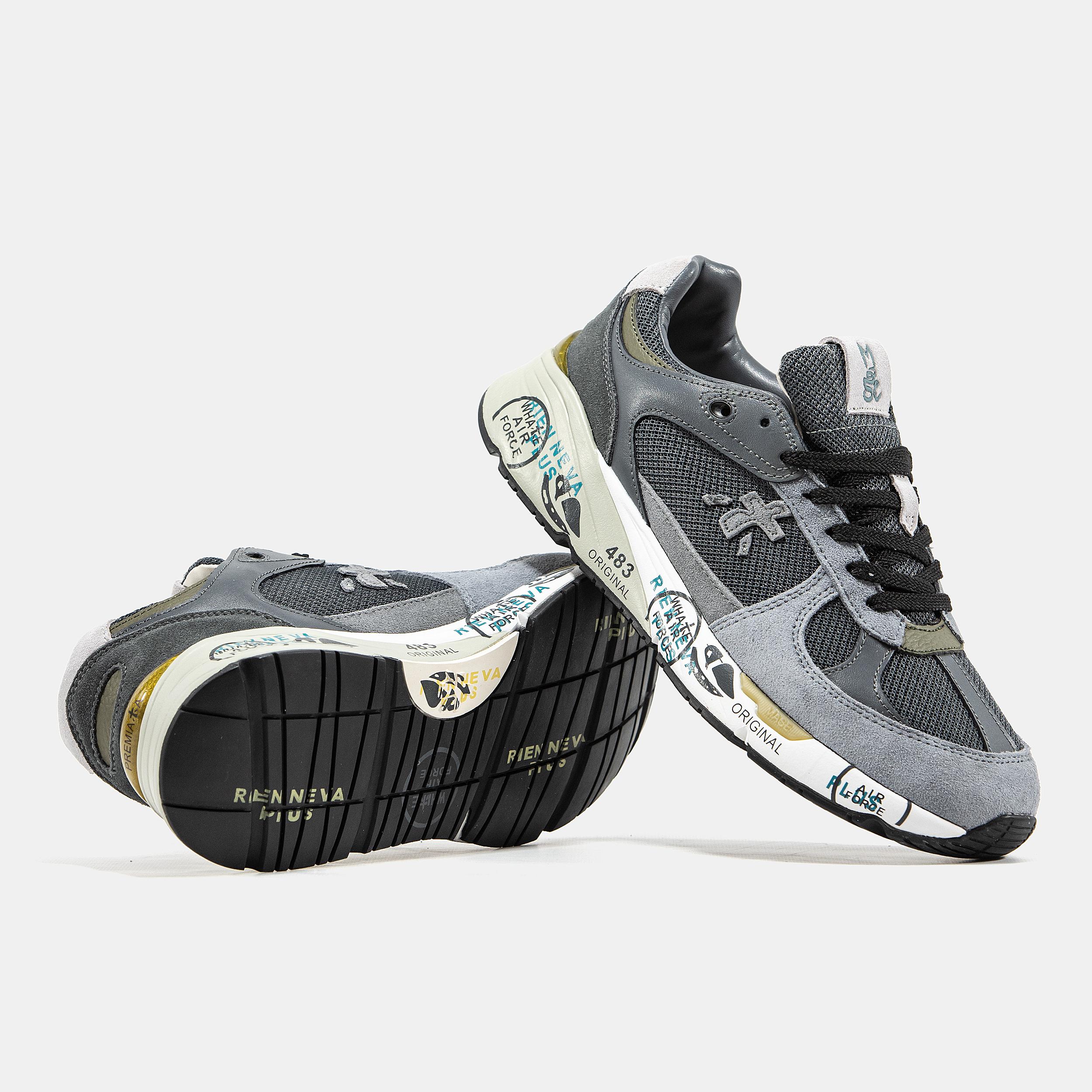 Premiata Mase Grey Black White - изображение 3