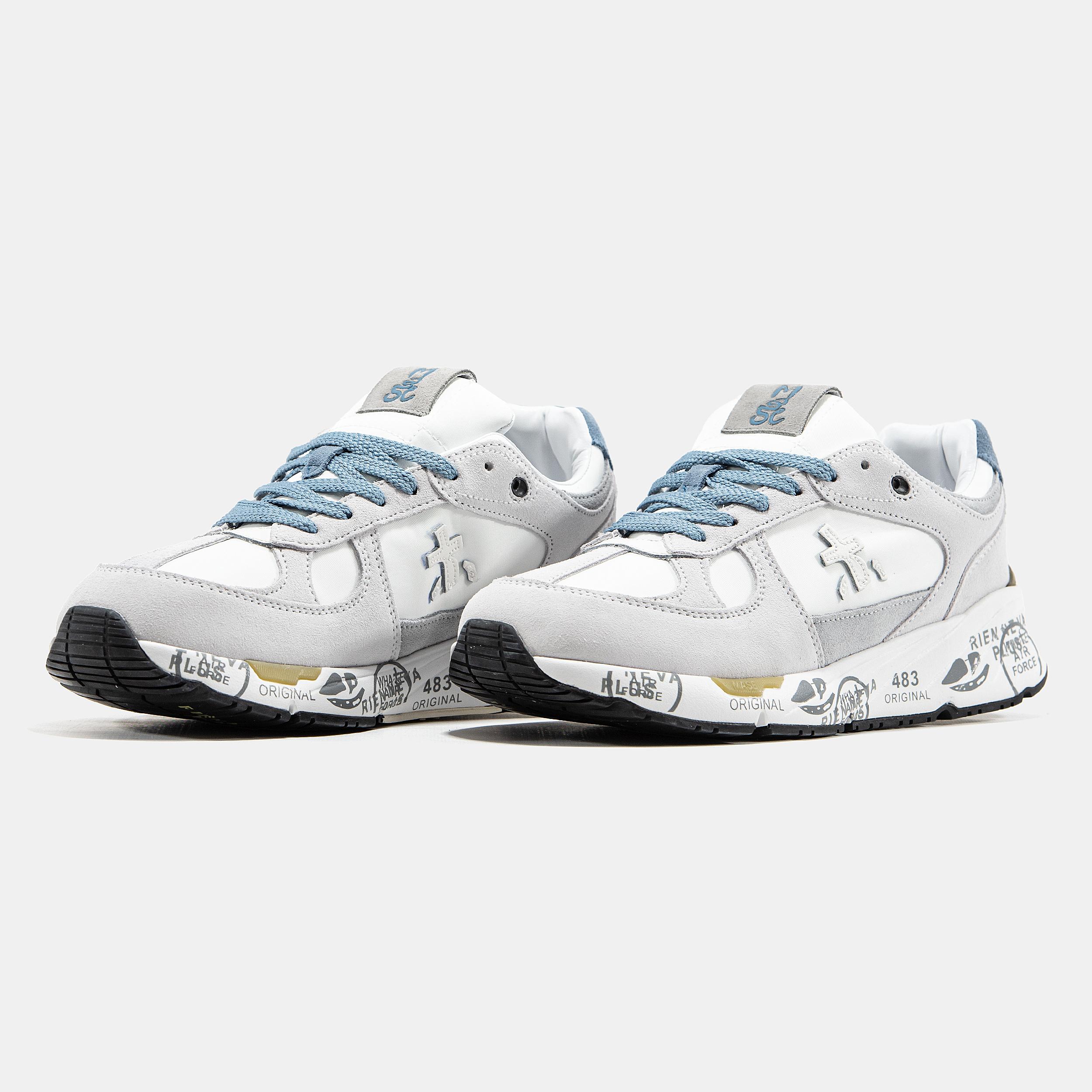 Premiata Mase White Grey Blue - изображение 9
