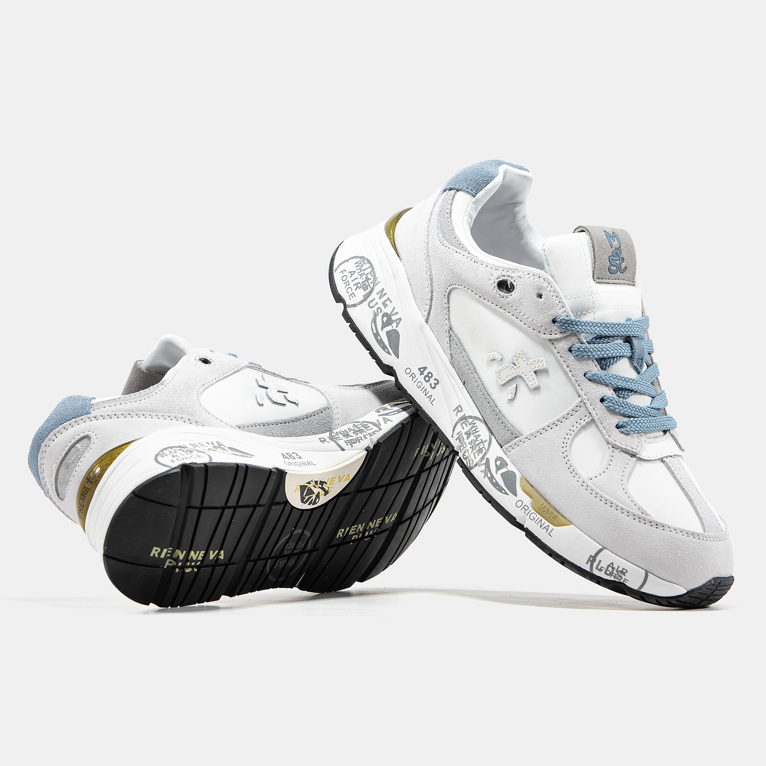 Premiata Mase White Grey Blue - изображение 3