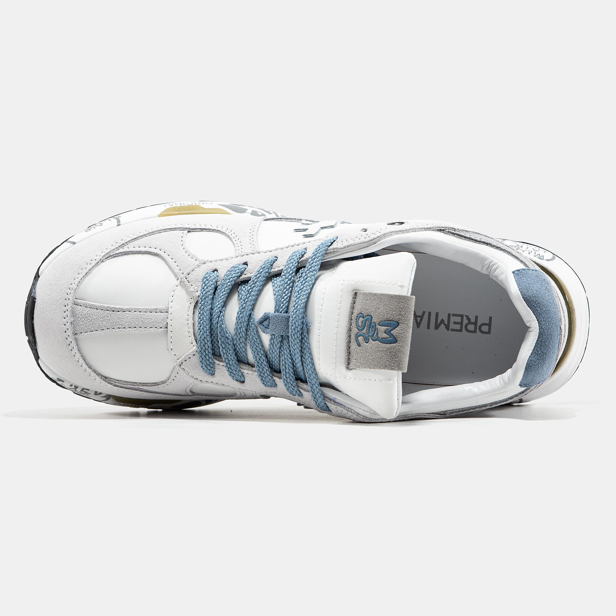 Premiata Mase White Grey Blue - изображение 7