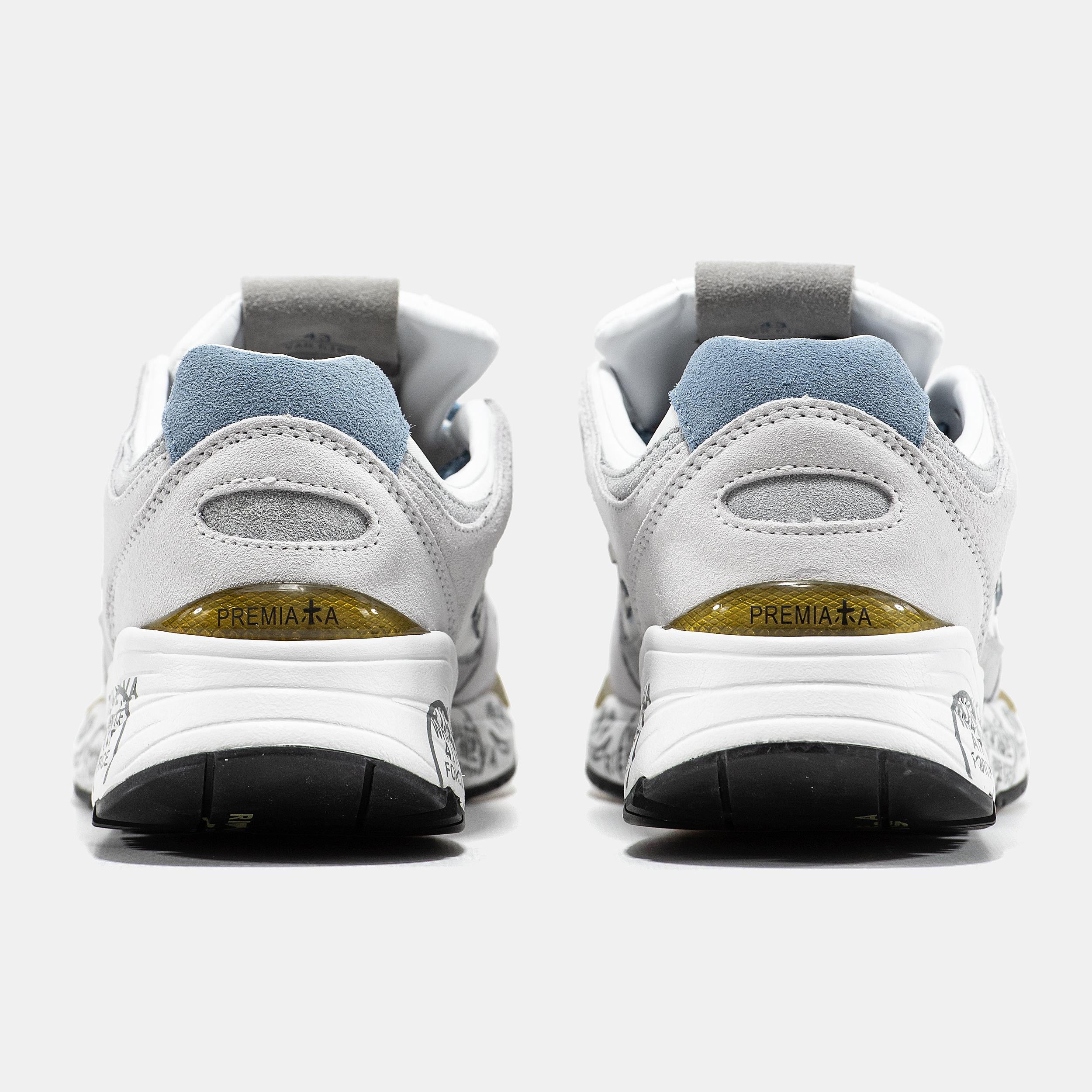 Premiata Mase White Grey Blue - изображение 8