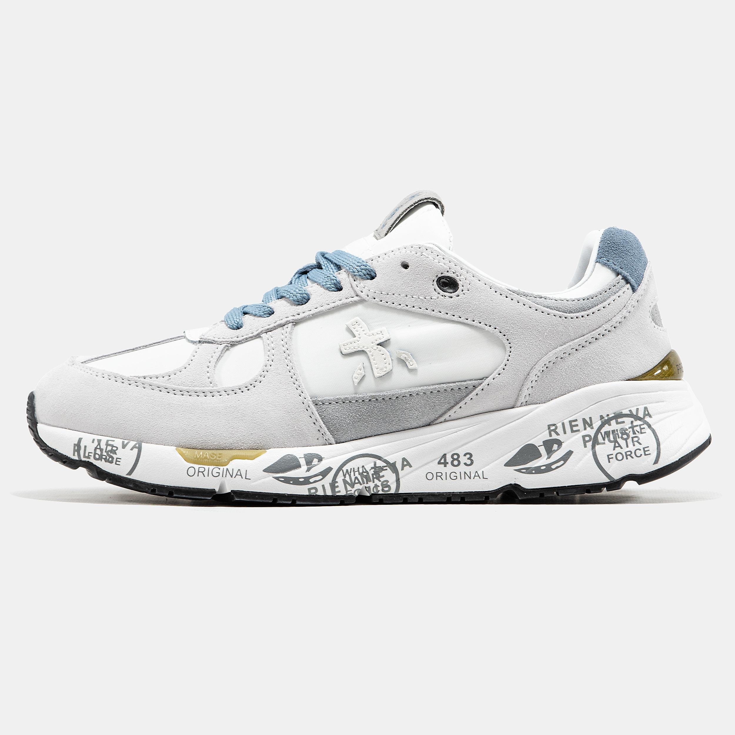 Premiata Mase White Grey Blue