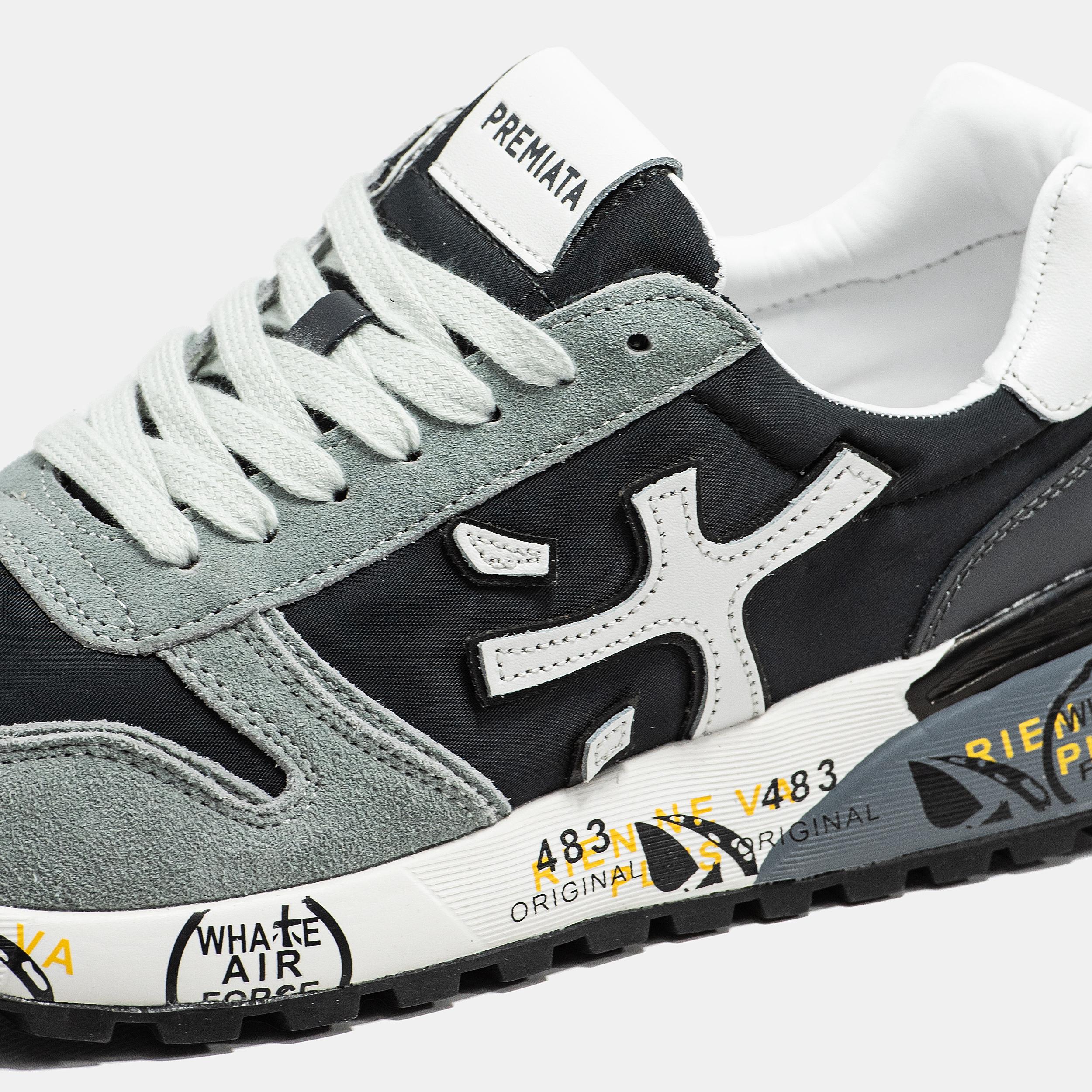Premiata Mick Black Grey White - изображение 6