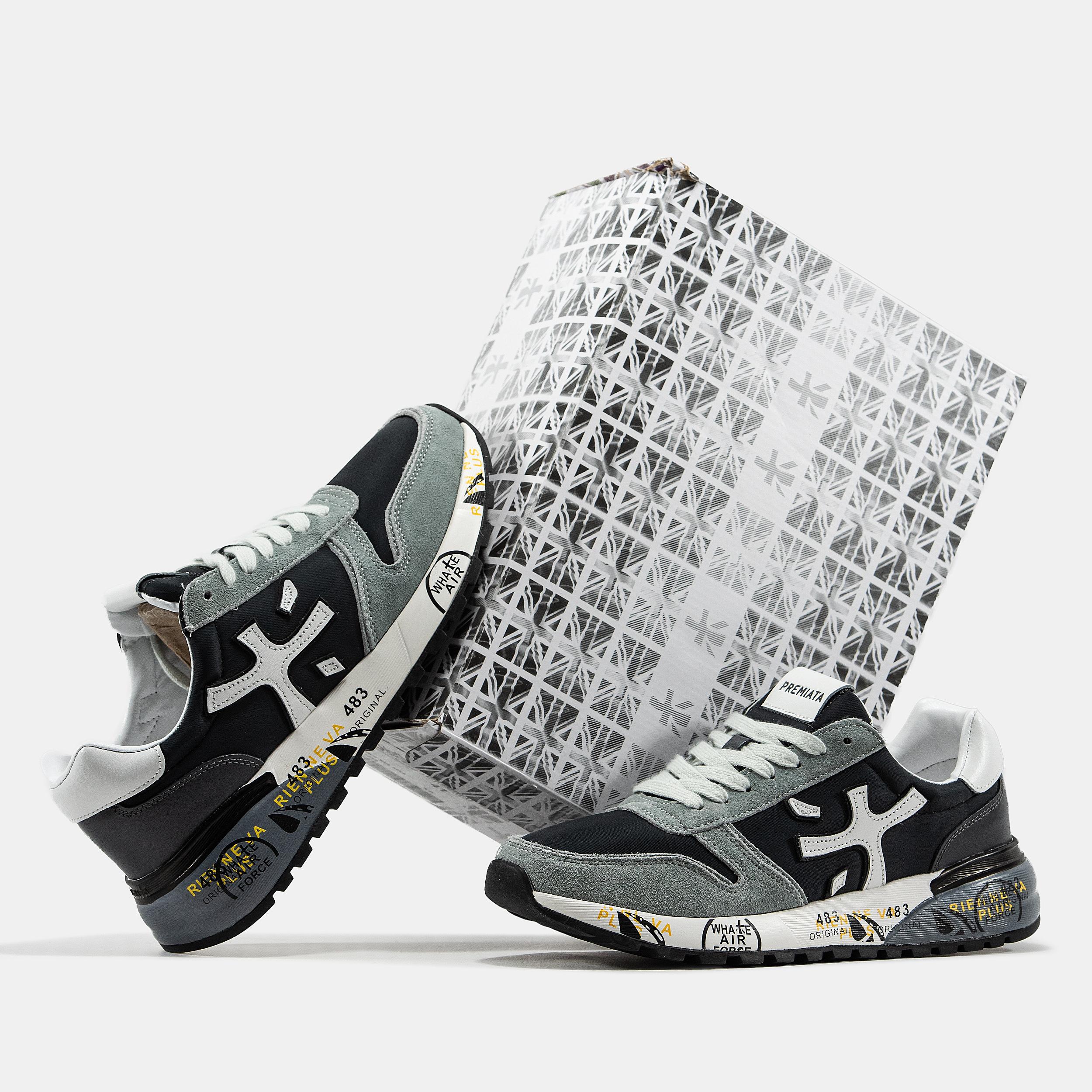 Premiata Mick Black Grey White - изображение 7