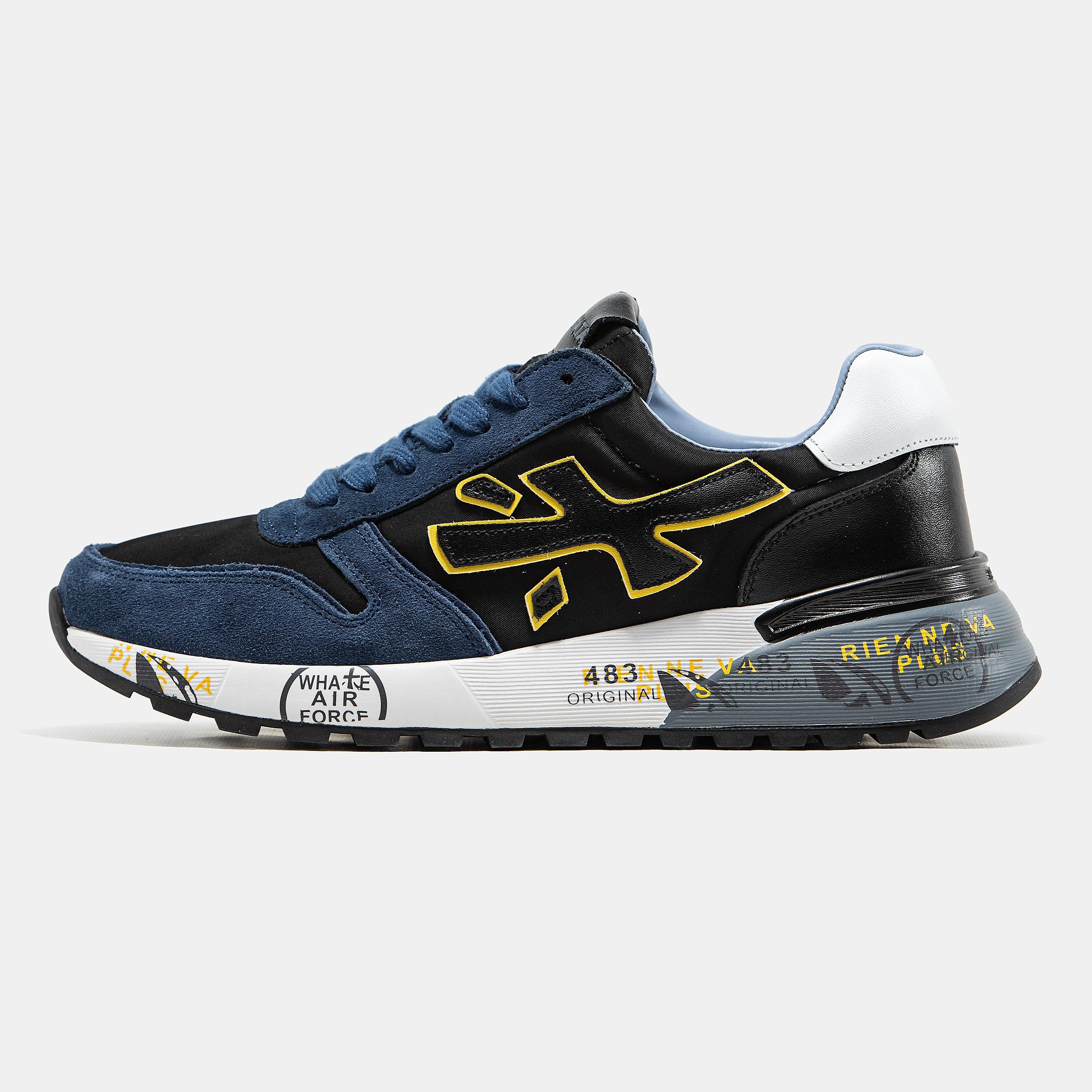 Premiata Mick Blue Black Yellow