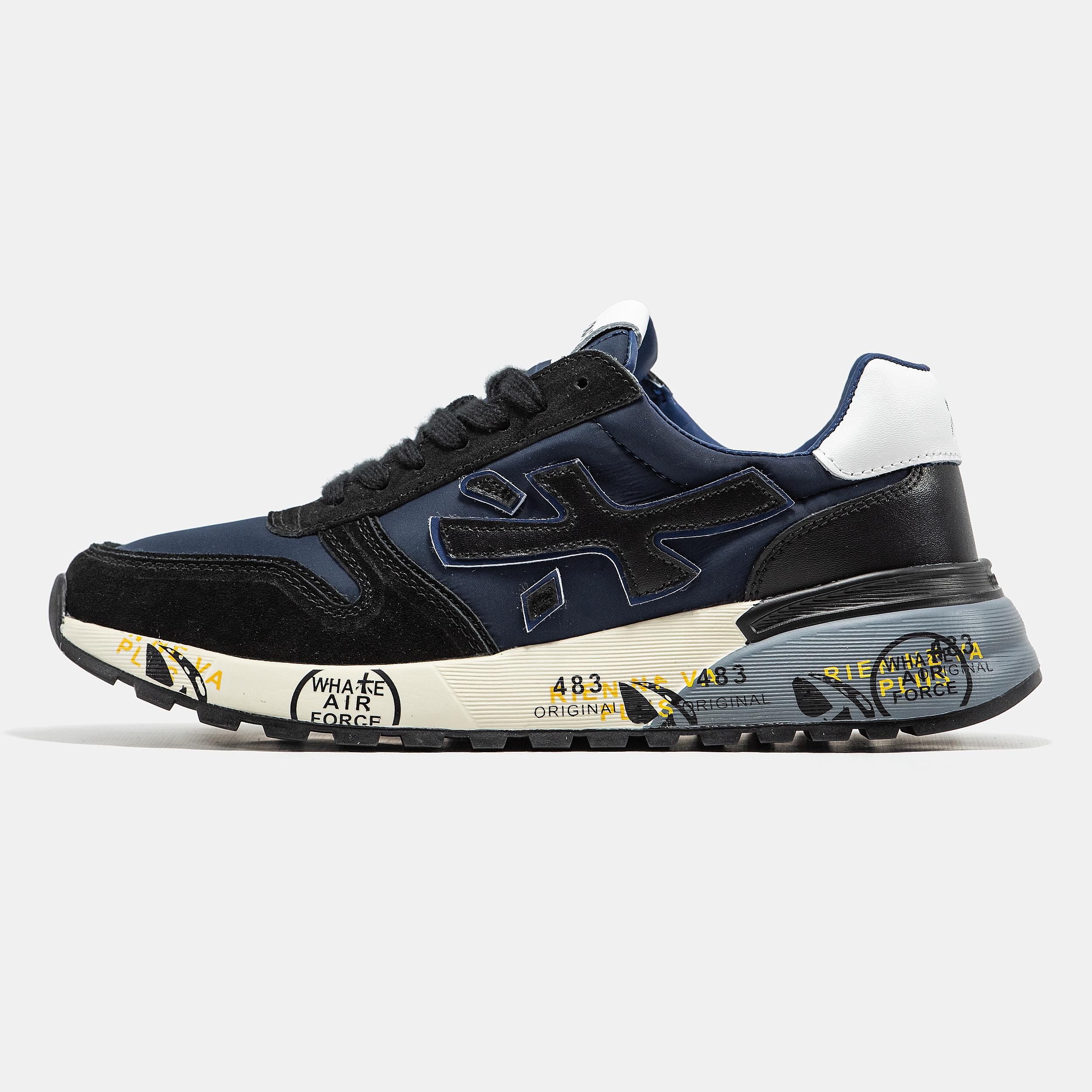 Premiata Mick Navy Black White