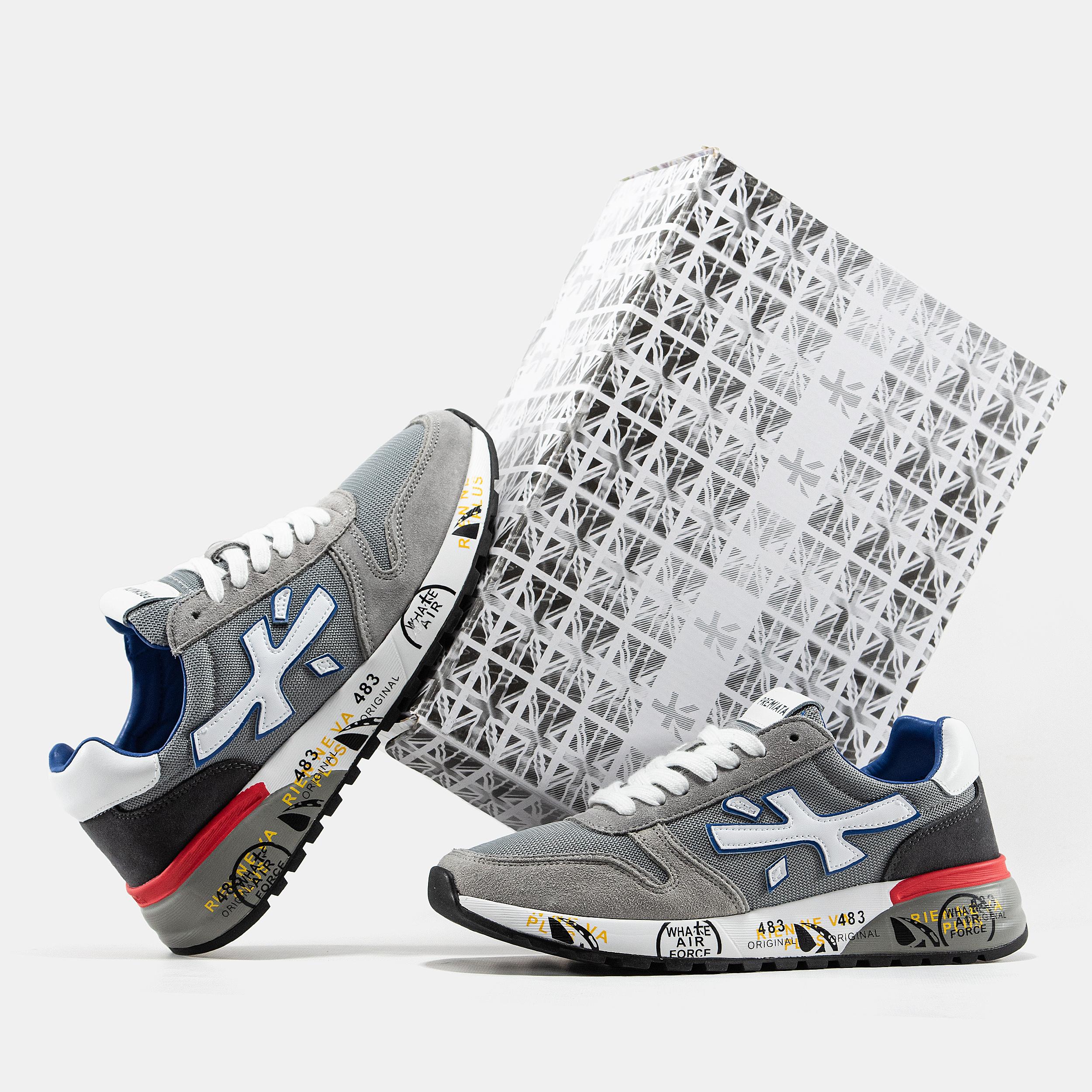 Premiata Mick Grey Blue Red - изображение 9