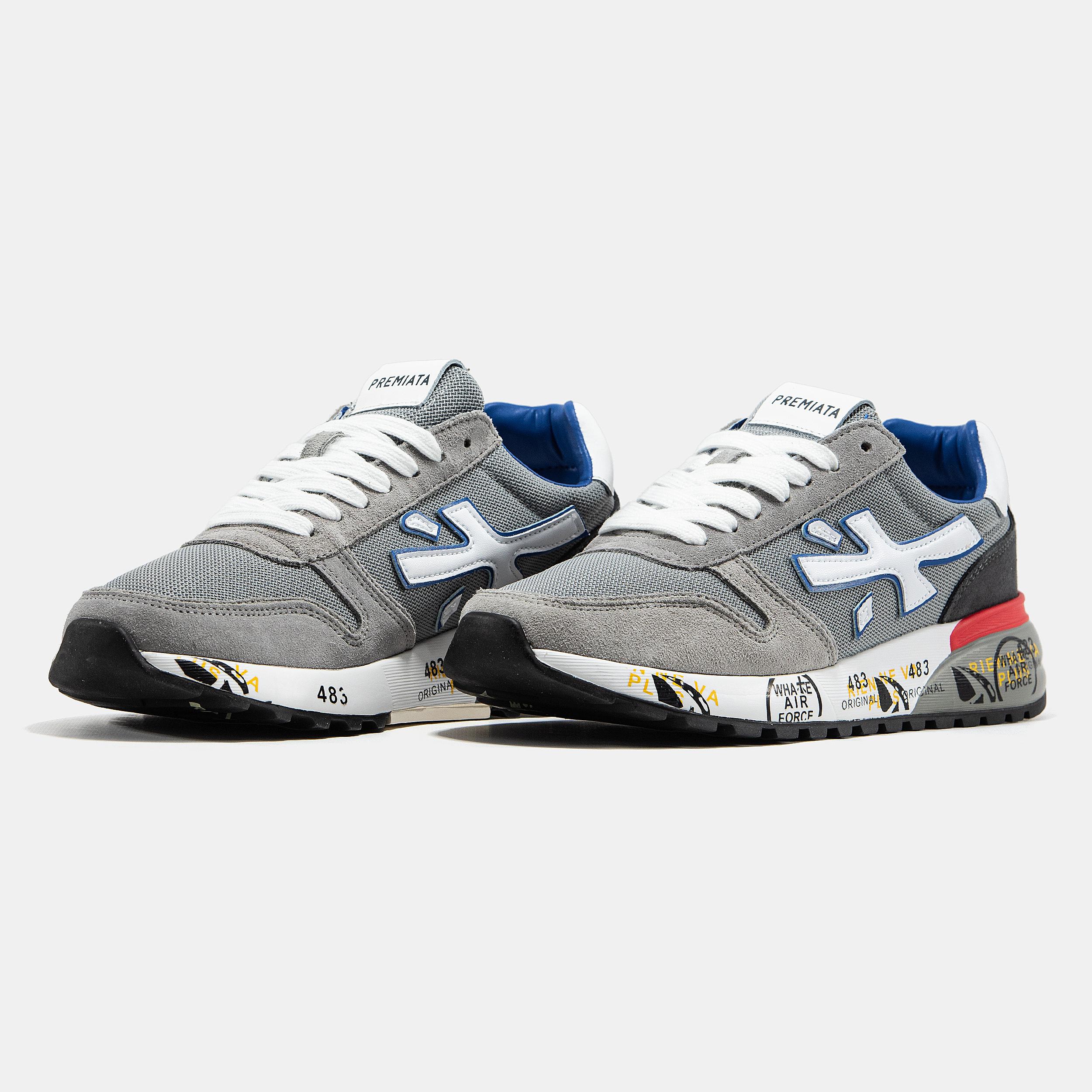Premiata Mick Grey Blue Red - изображение 6