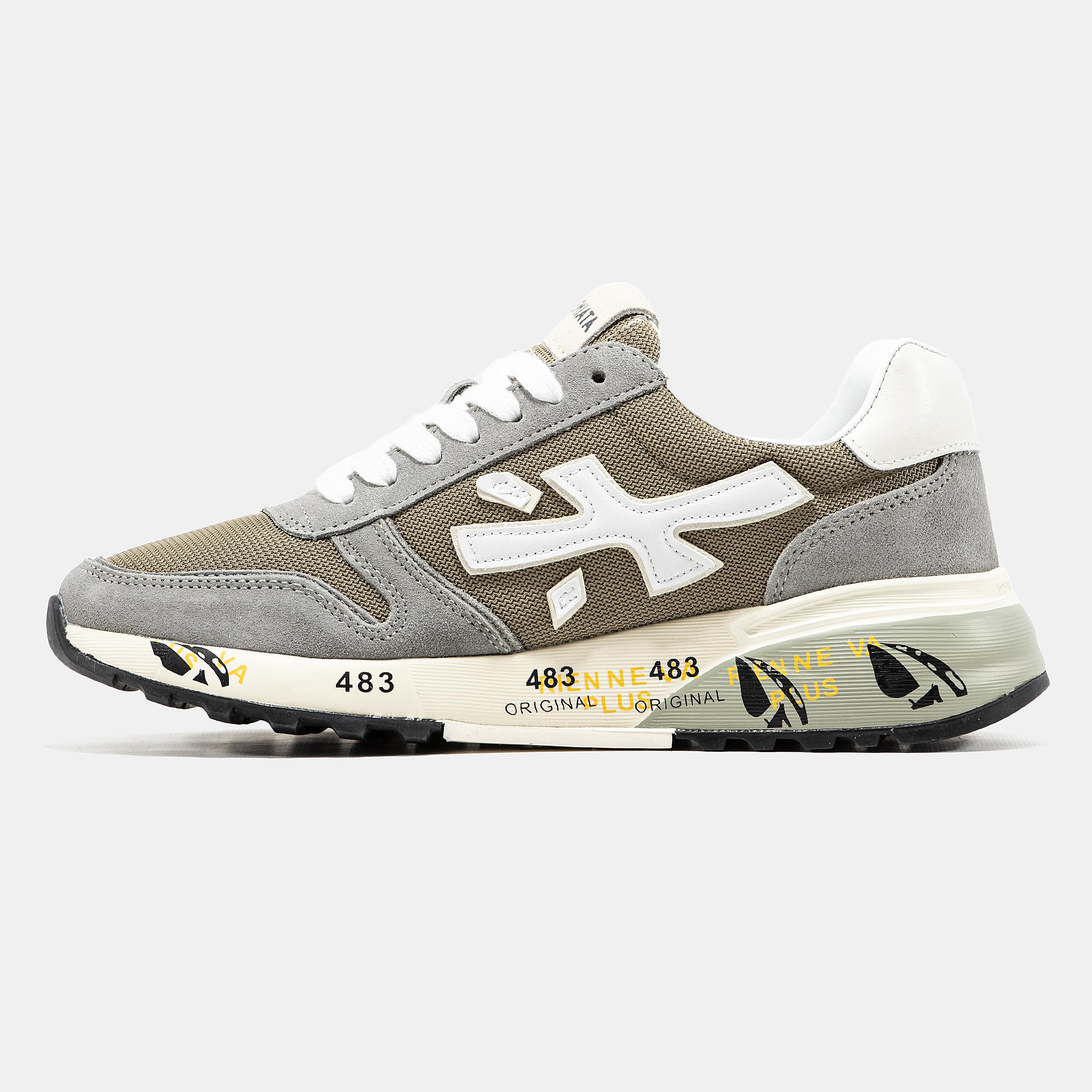 Premiata Mick Grey Beige White - изображение 1