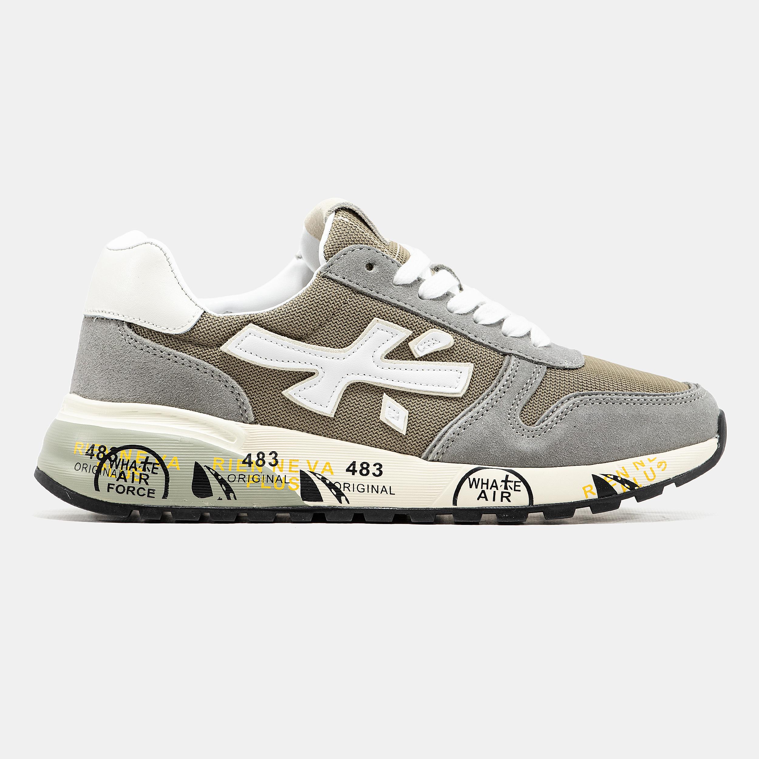 Premiata Mick Grey Beige White - изображение 5