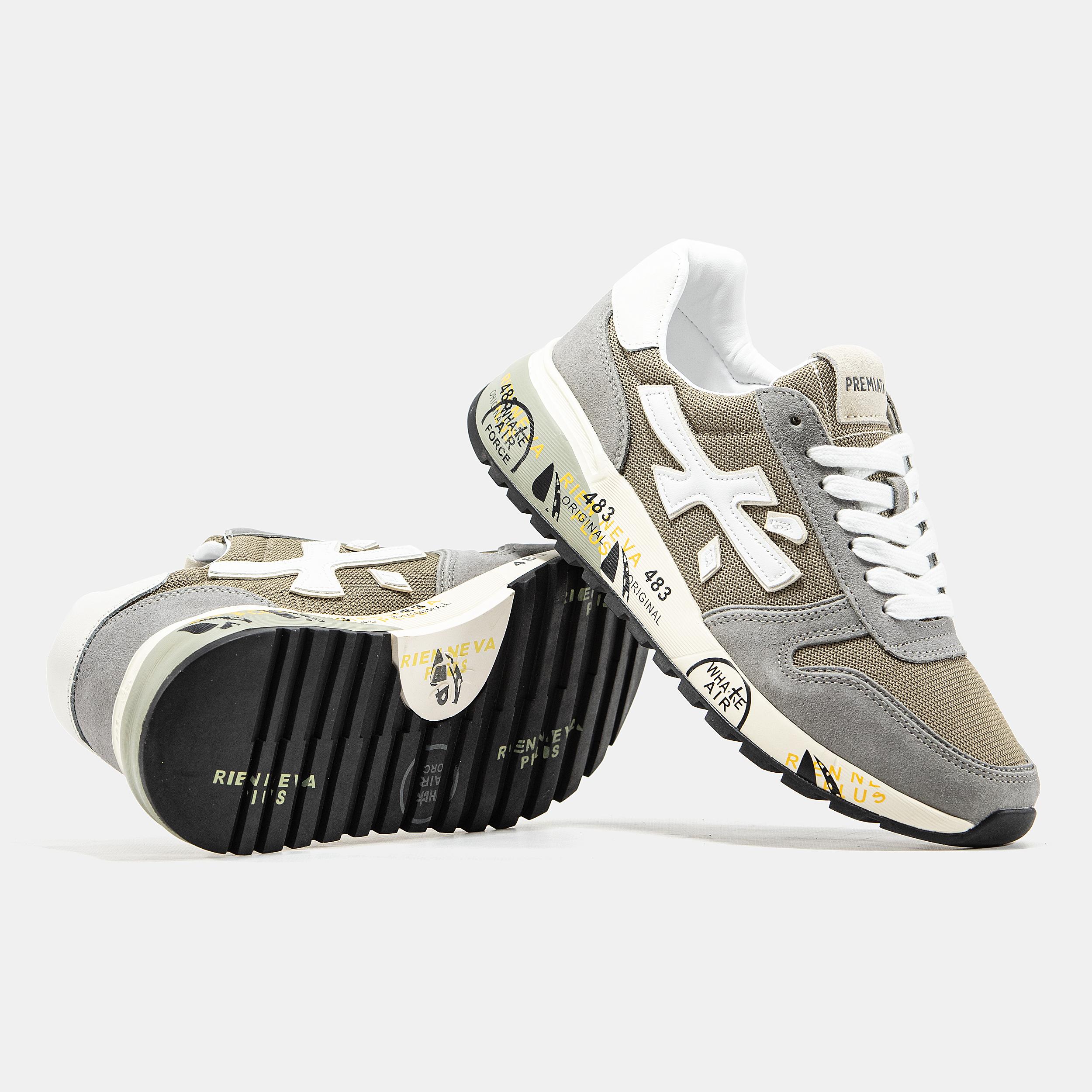 Premiata Mick Grey Beige White - изображение 6