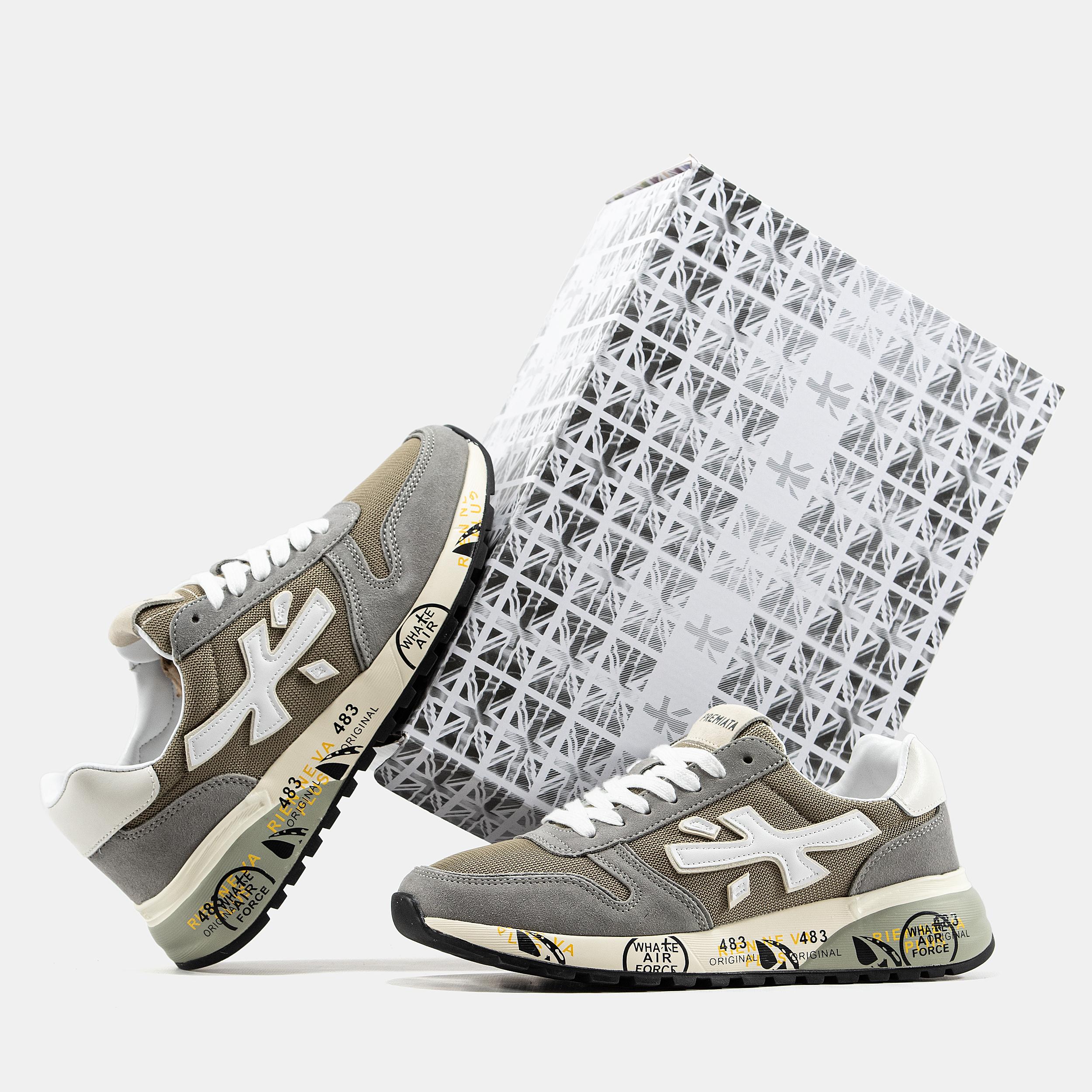 Premiata Mick Grey Beige White - изображение 8