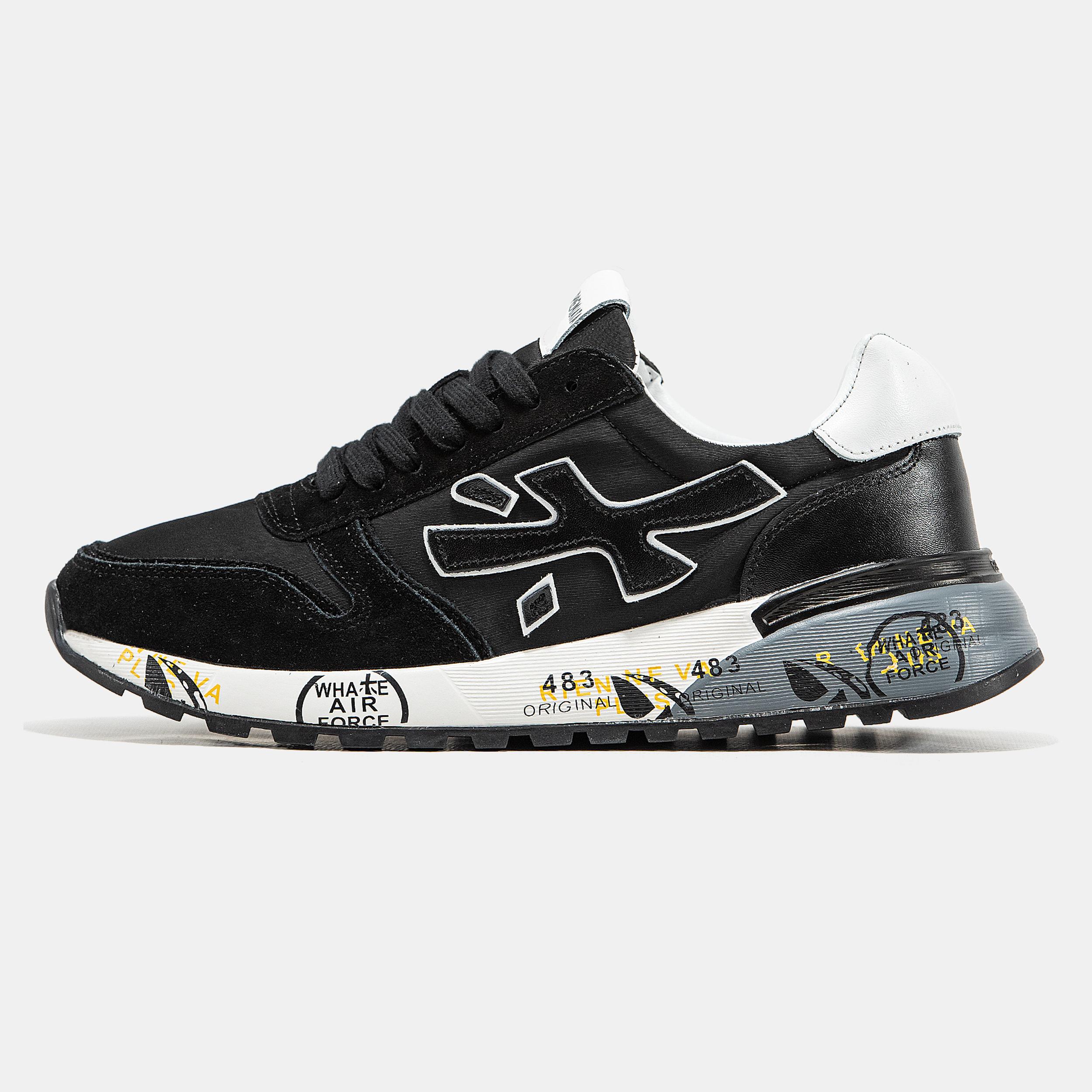 Premiata Mick Black White