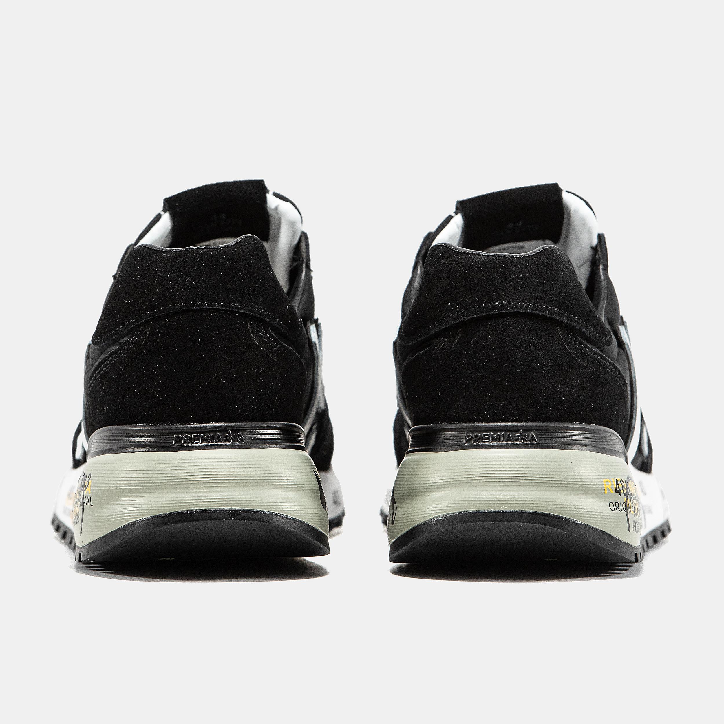 Premiata Mick Black White Grey Sole - изображение 7