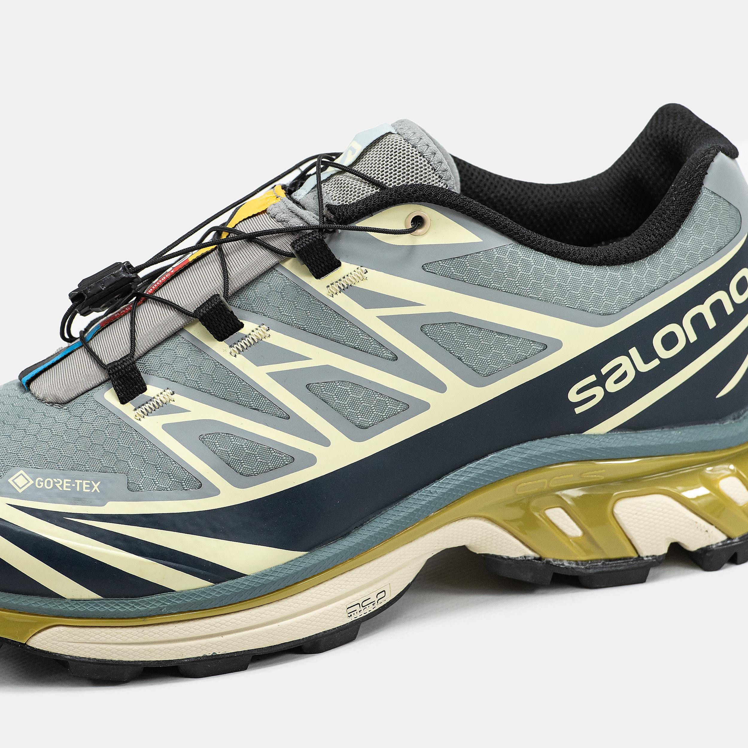 Salomon XT-6 Gore-Tex Blue Beige Olive - изображение 5