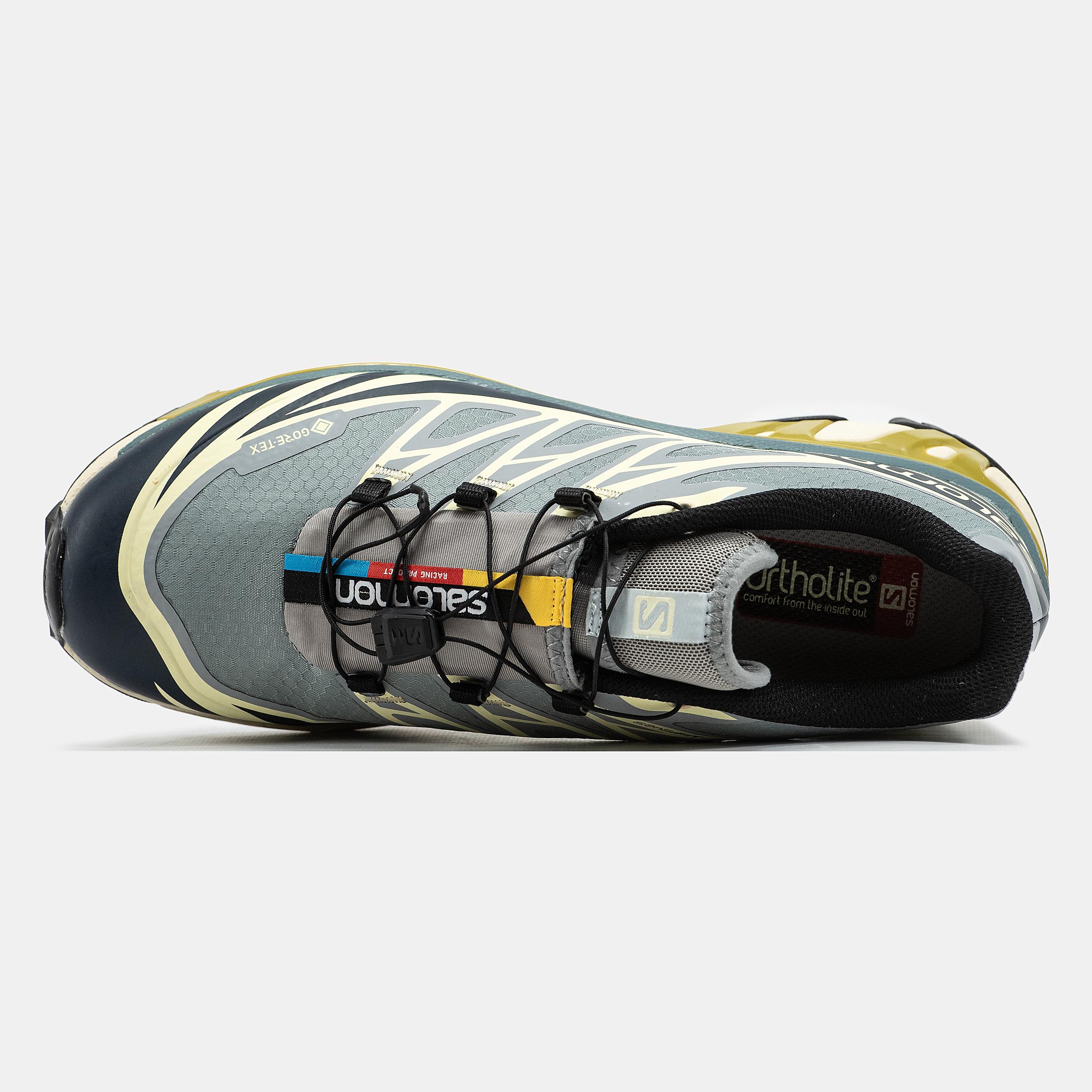 Salomon XT-6 Gore-Tex Blue Beige Olive - изображение 6